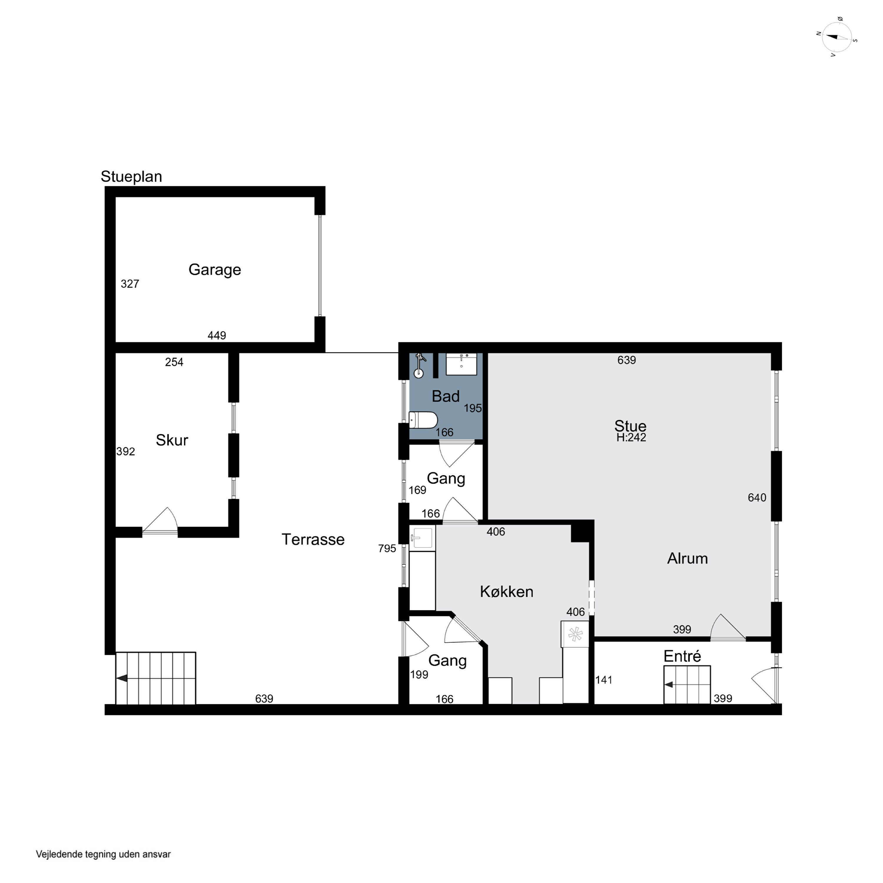 Plantegninger billede af Vestergade 16, 6040 Egtved