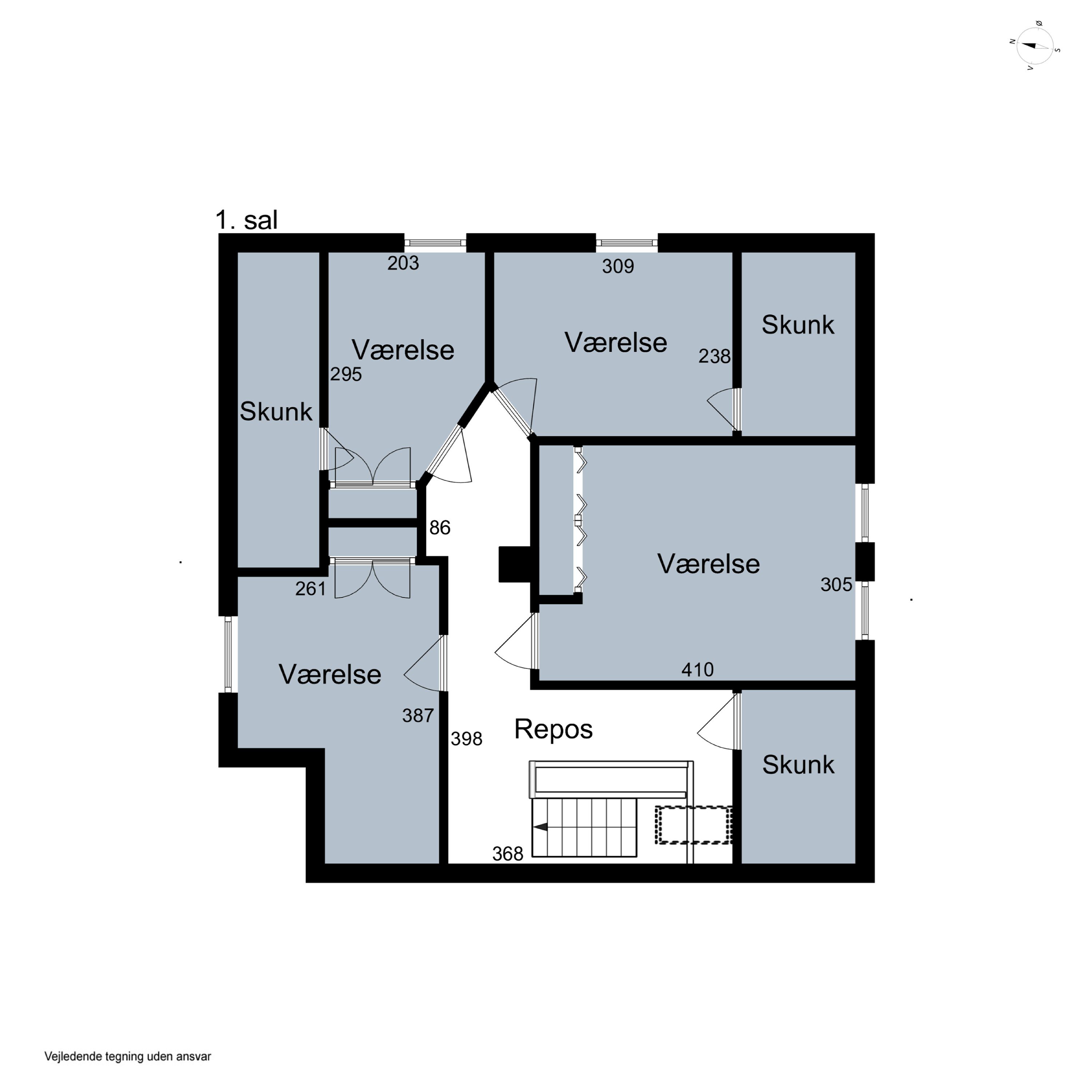 Plantegninger billede af Vestergade 16, 6040 Egtved