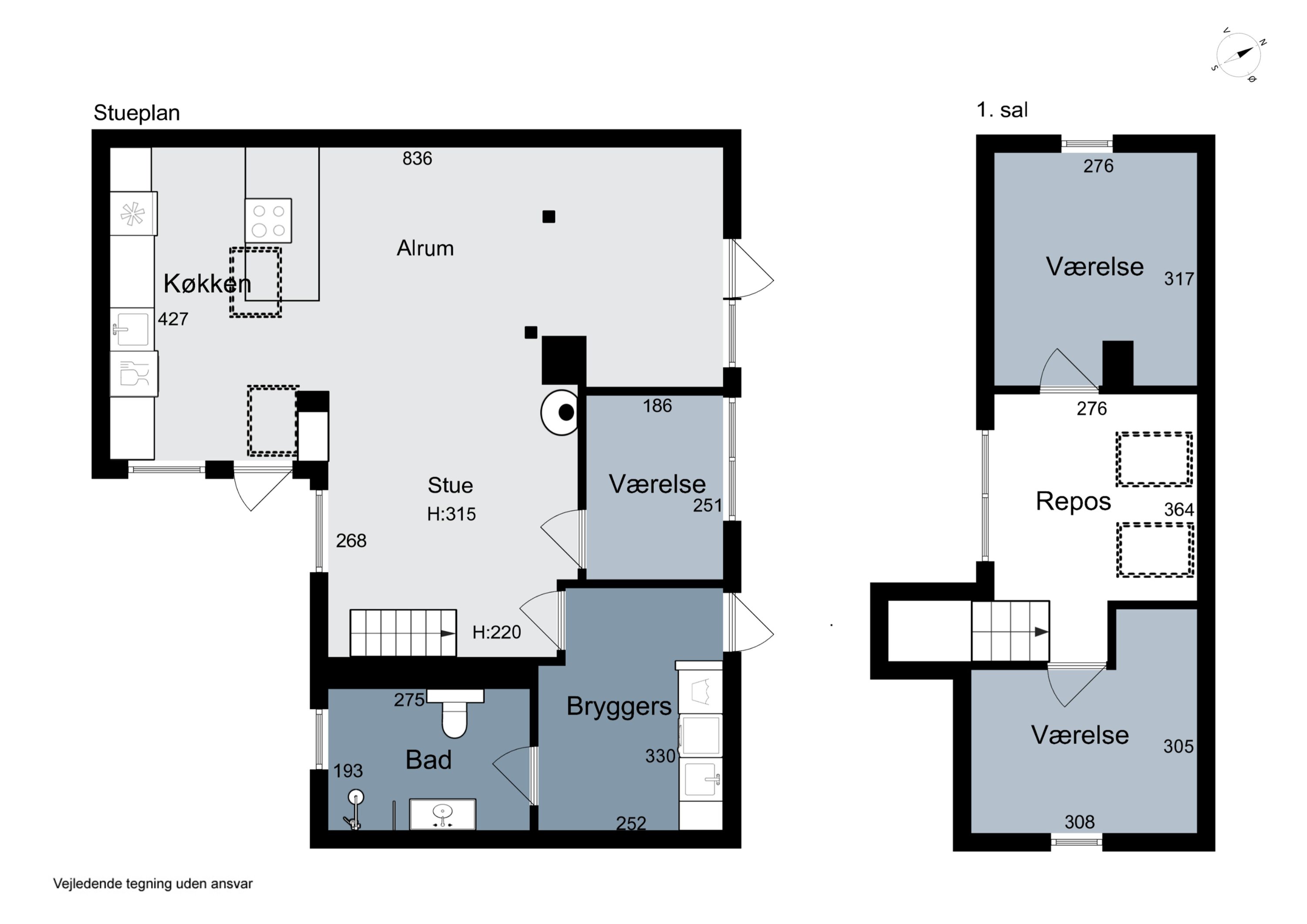 Plantegninger billede af Fiskervej 21, Vorupør, 7700 Thisted