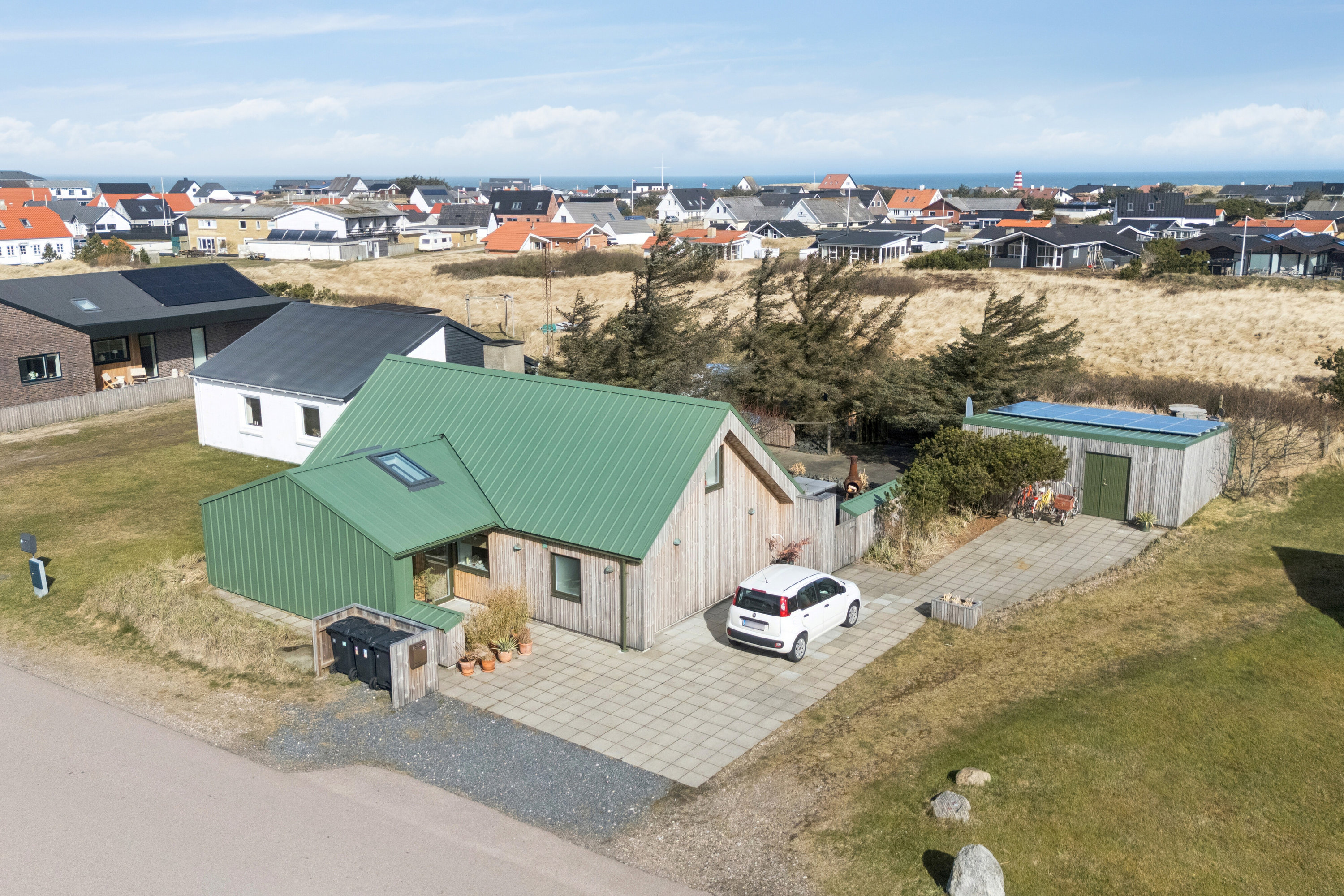 Fremhævet luftfoto billede i fuldskærmstilstand. Billede af Fiskervej 21, Vorupør, 7700 Thisted