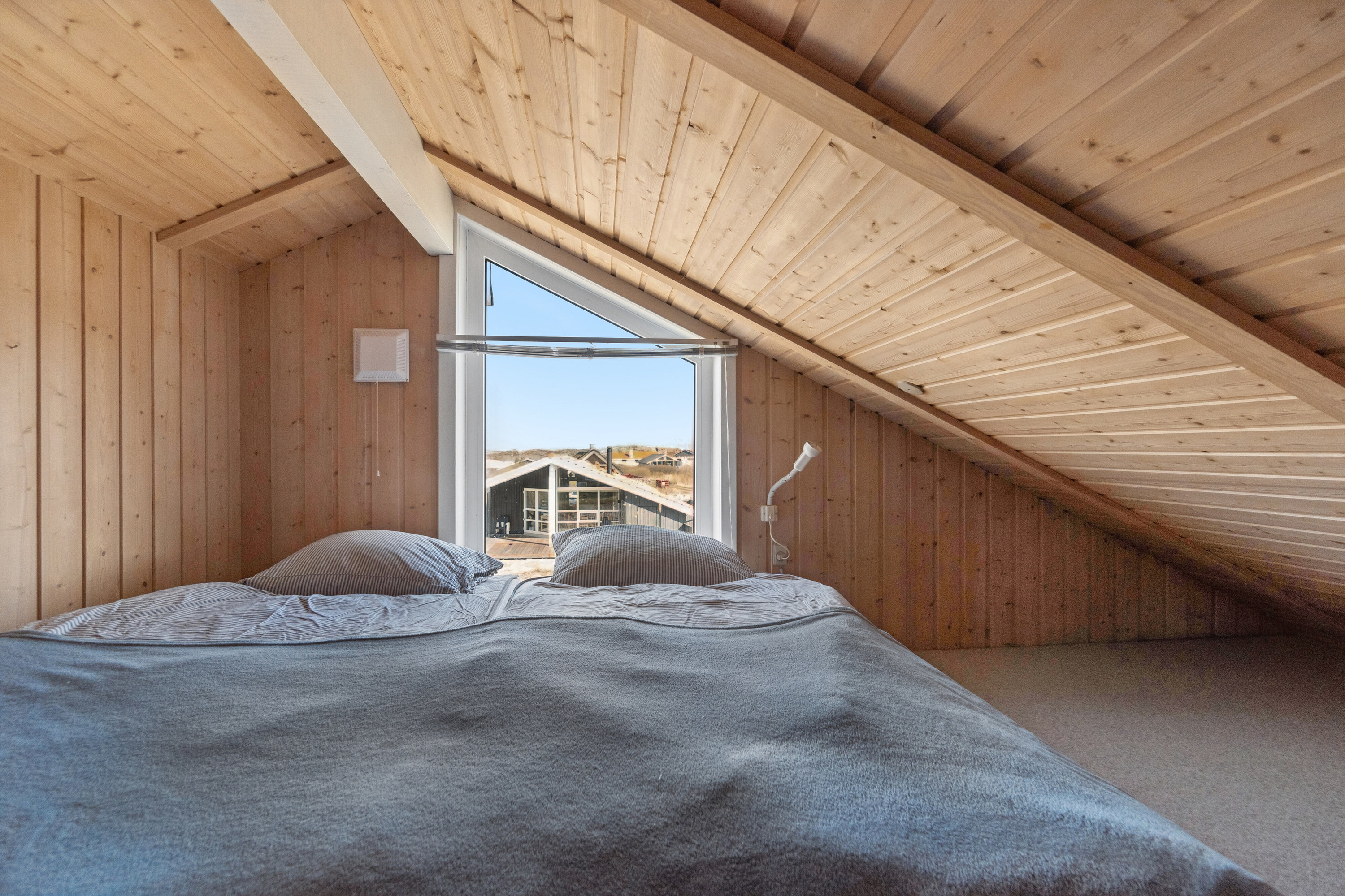 Fremhævet soveværelse billede i fuldskærmstilstand. Billede af Kløvborgsti 11A, Klitmøller, 7700 Thisted