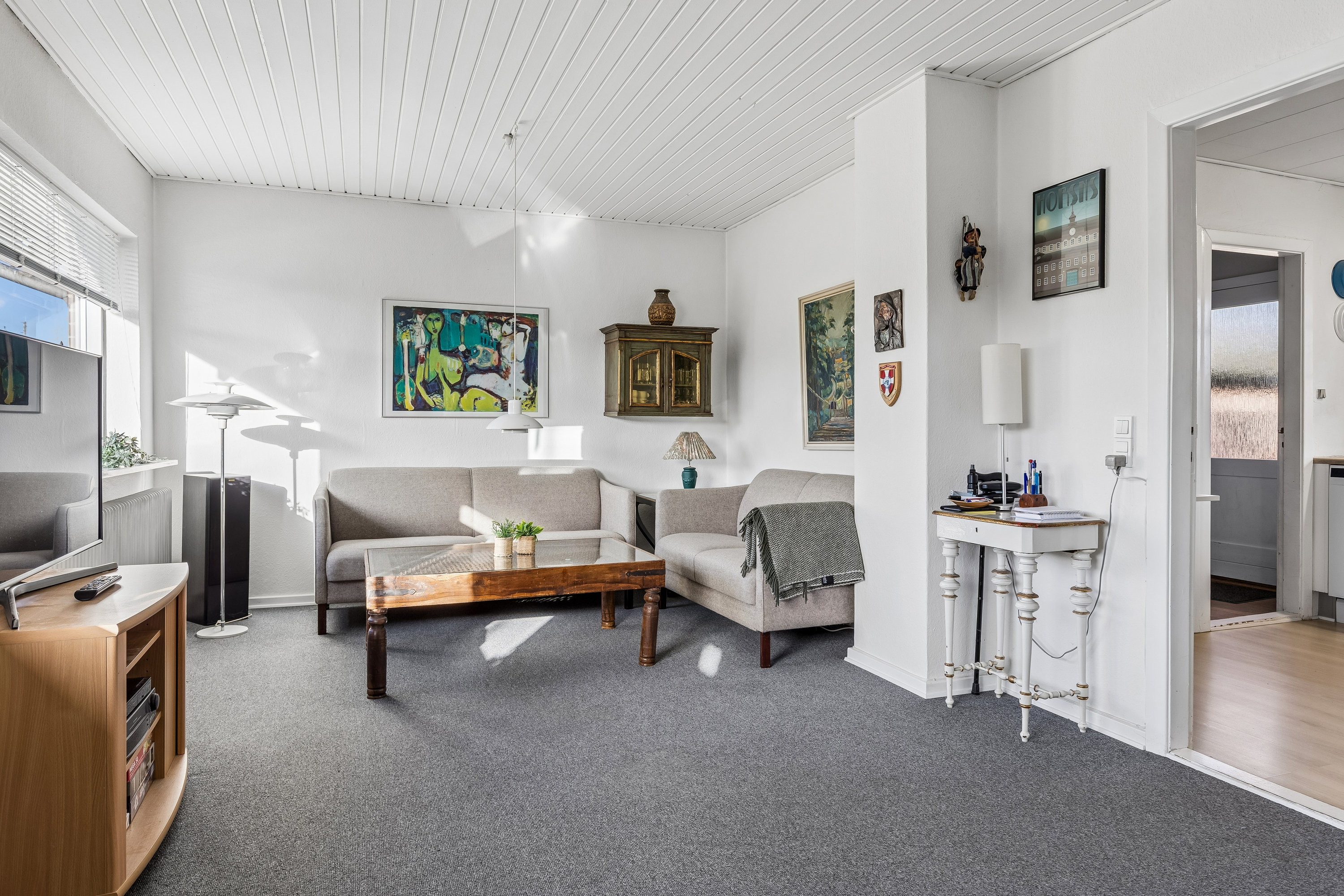 Fremhævet stue billede i fuldskærmstilstand. Billede af Teglværksvej 7, Stubberup, 8723 Løsning