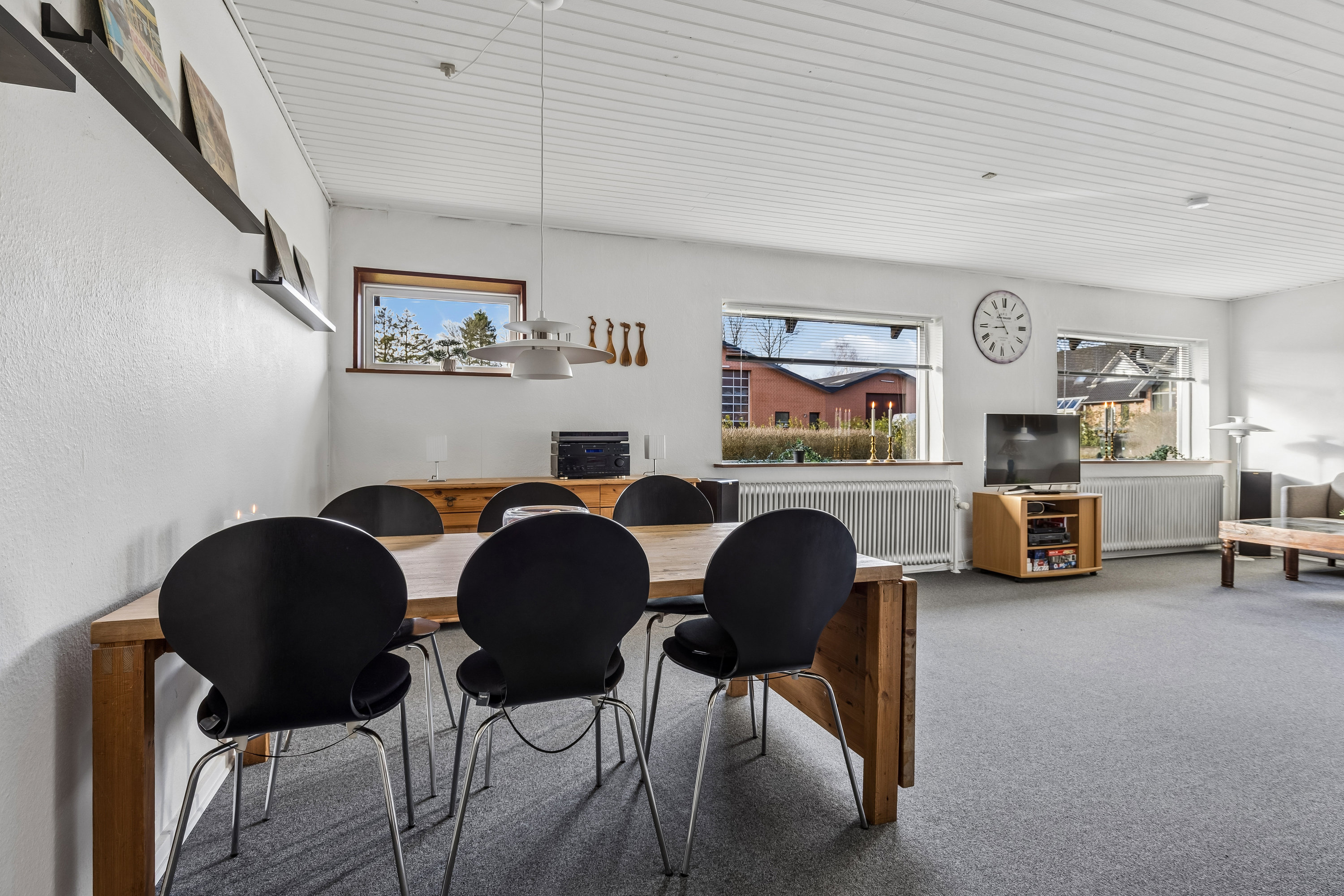 Fremhævet spisestue billede i fuldskærmstilstand. Billede af Teglværksvej 7, Stubberup, 8723 Løsning