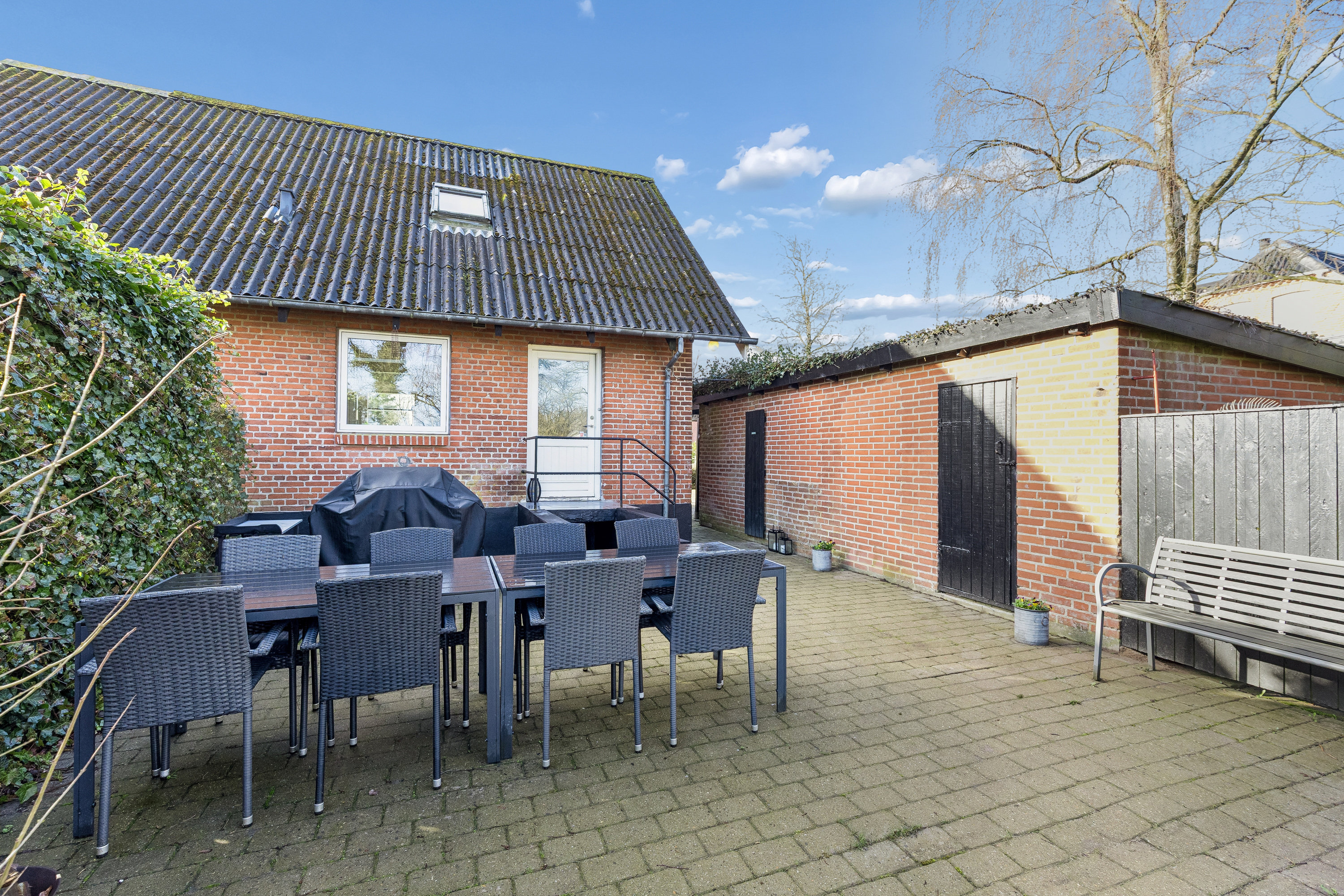 Fremhævet terrasse billede i fuldskærmstilstand. Billede af Teglværksvej 7, Stubberup, 8723 Løsning