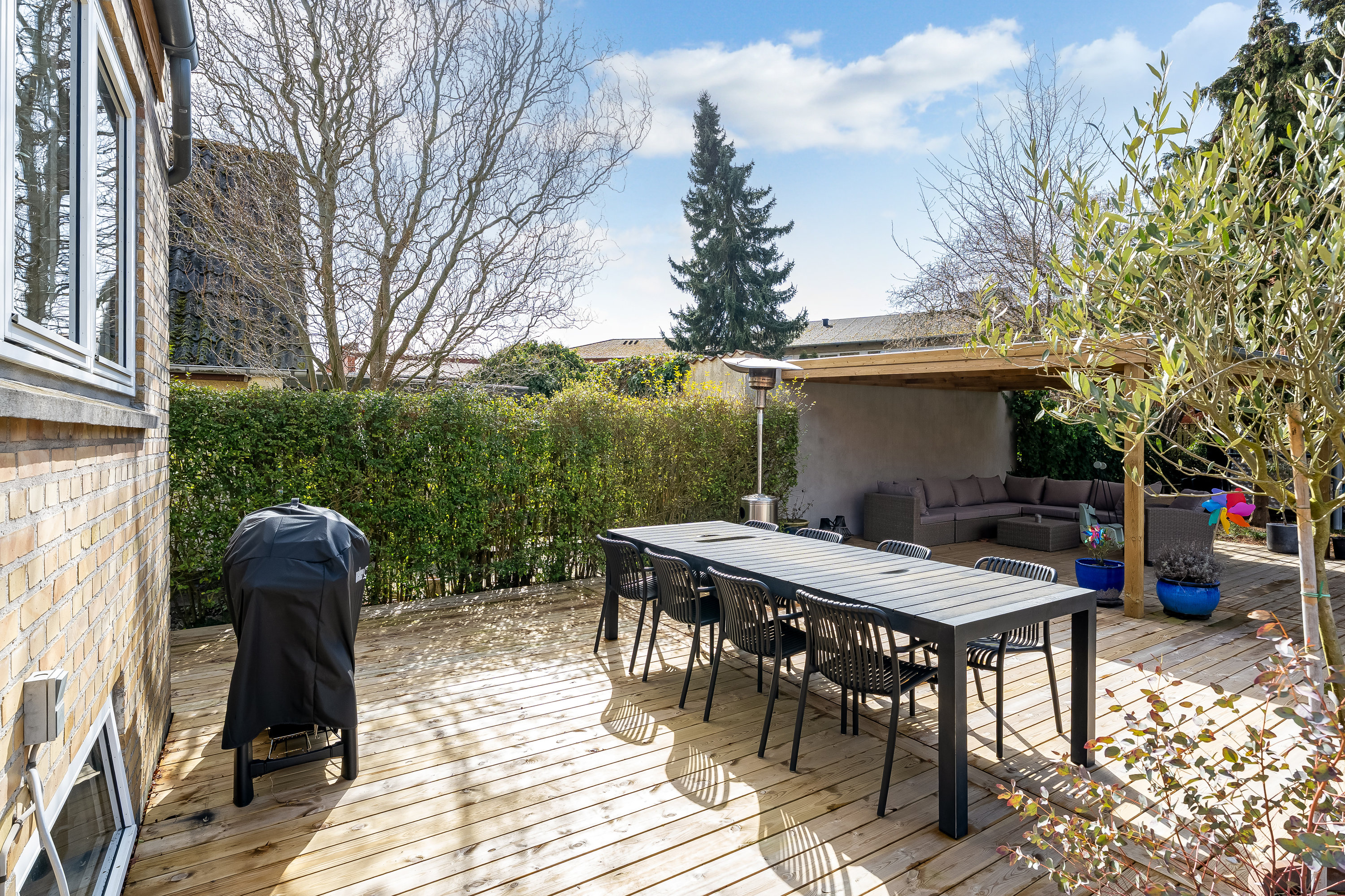 Fremhævet terrasse billede i fuldskærmstilstand. Billede af Østre Allé 12, 4900 Nakskov