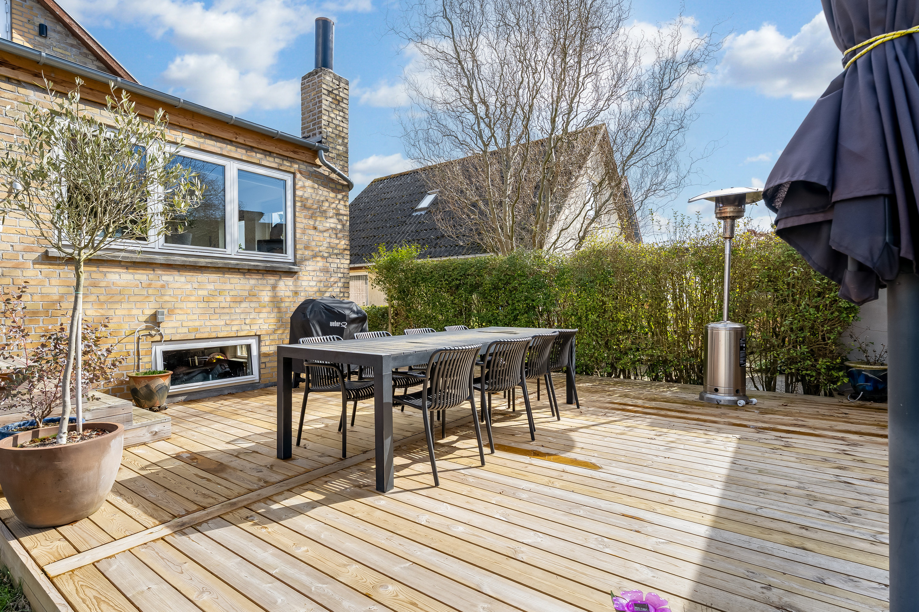 Fremhævet terrasse billede i fuldskærmstilstand. Billede af Østre Allé 12, 4900 Nakskov