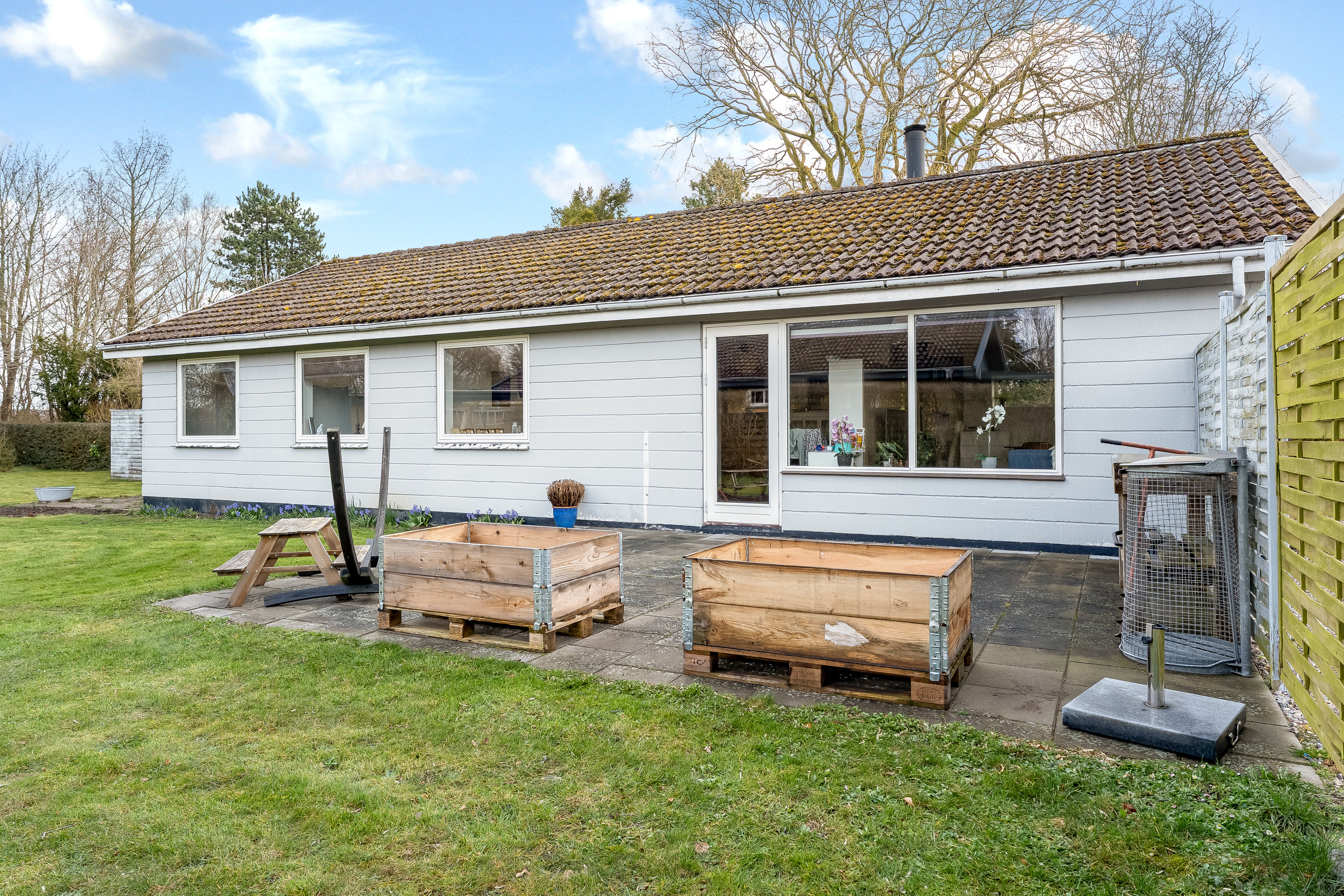 Fremhævet terrasse billede i fuldskærmstilstand. Billede af Nylandsvej 21, 4913 Horslunde