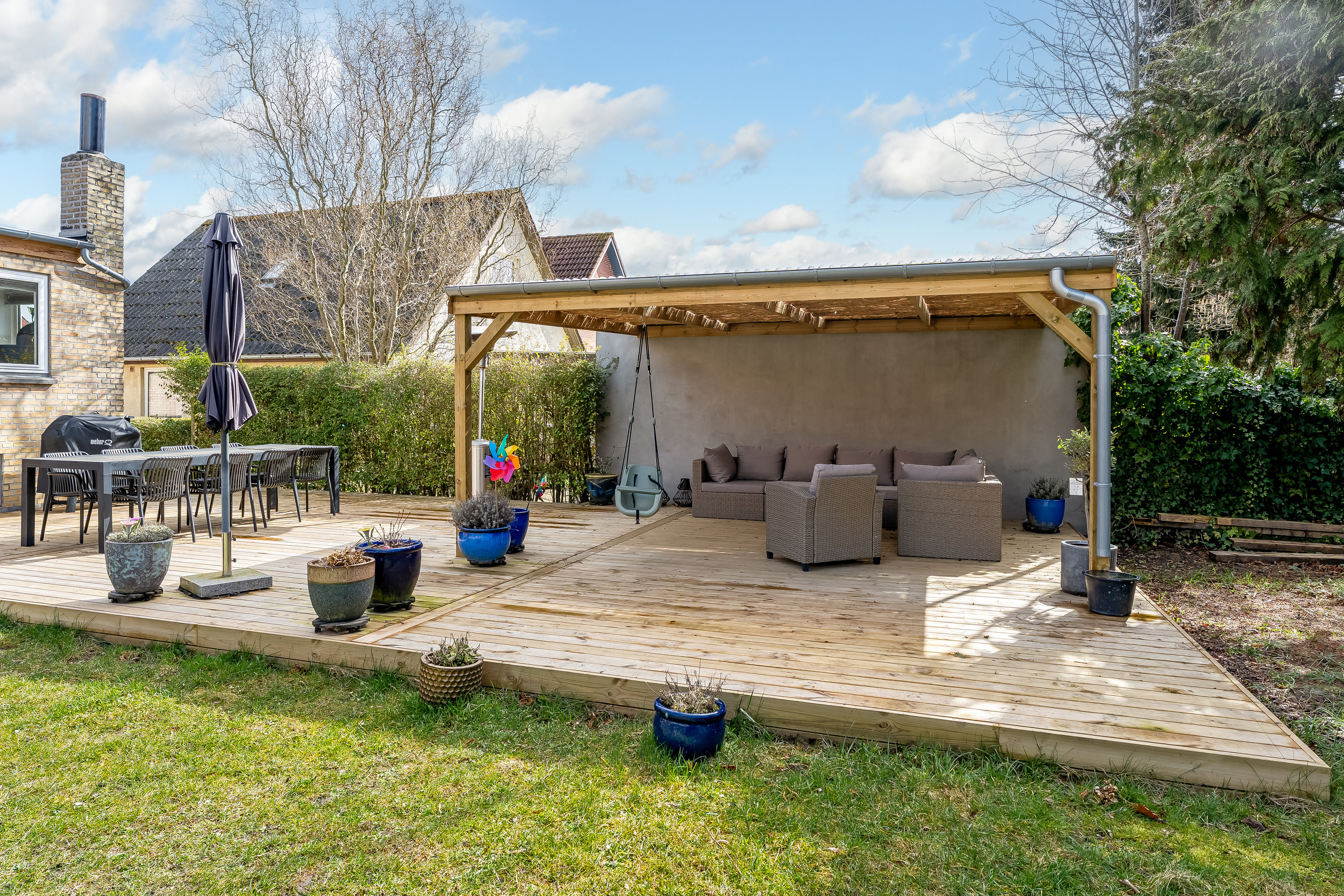 Fremhævet terrasse billede i fuldskærmstilstand. Billede af Østre Allé 12, 4900 Nakskov