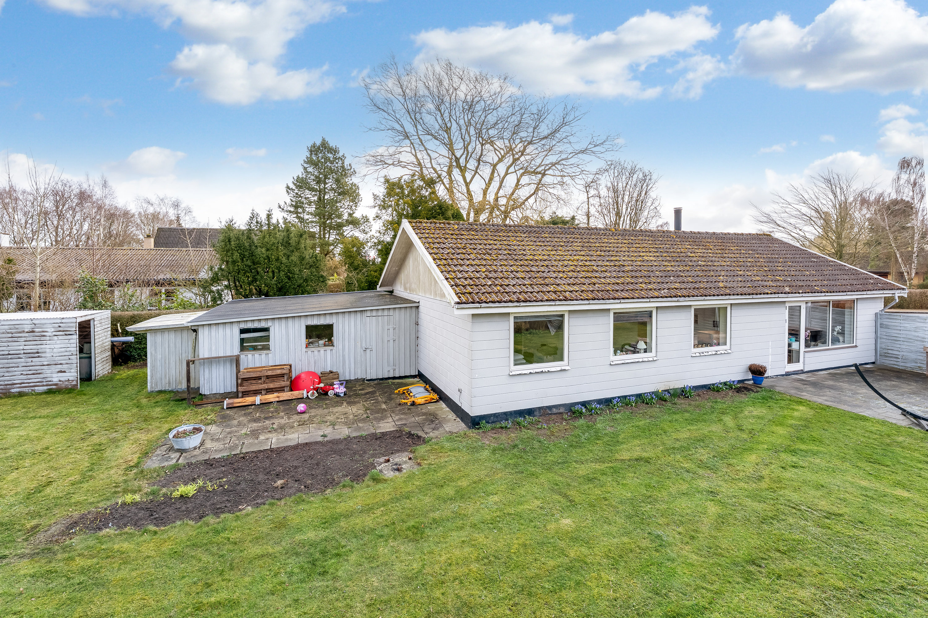 Villa: Mastefoto på Nylandsvej 21, 4913 Horslunde