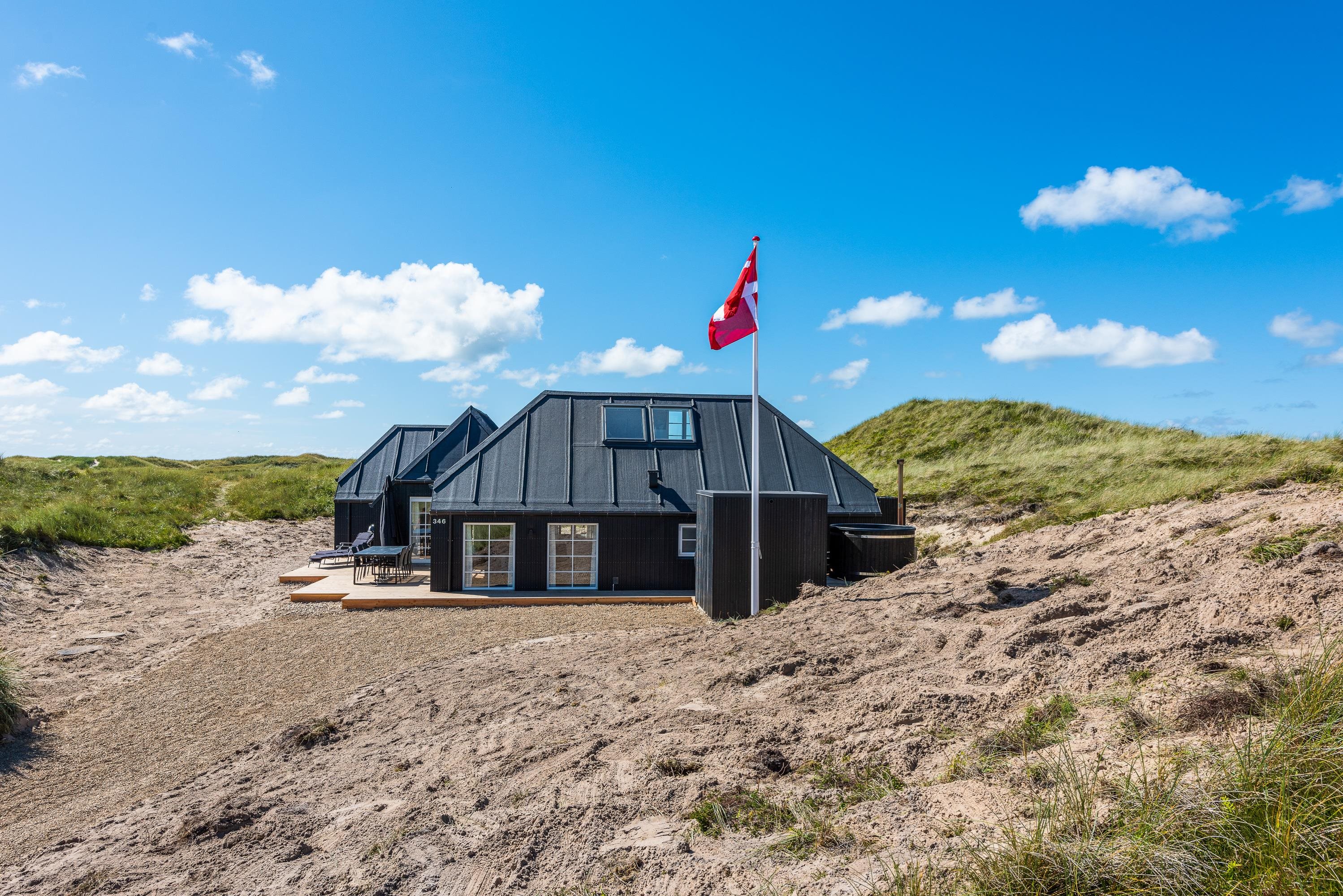 Fremhævet facade billede i fuldskærmstilstand. Billede af Nordsøvej 346, Søndervig, 6950 Ringkøbing