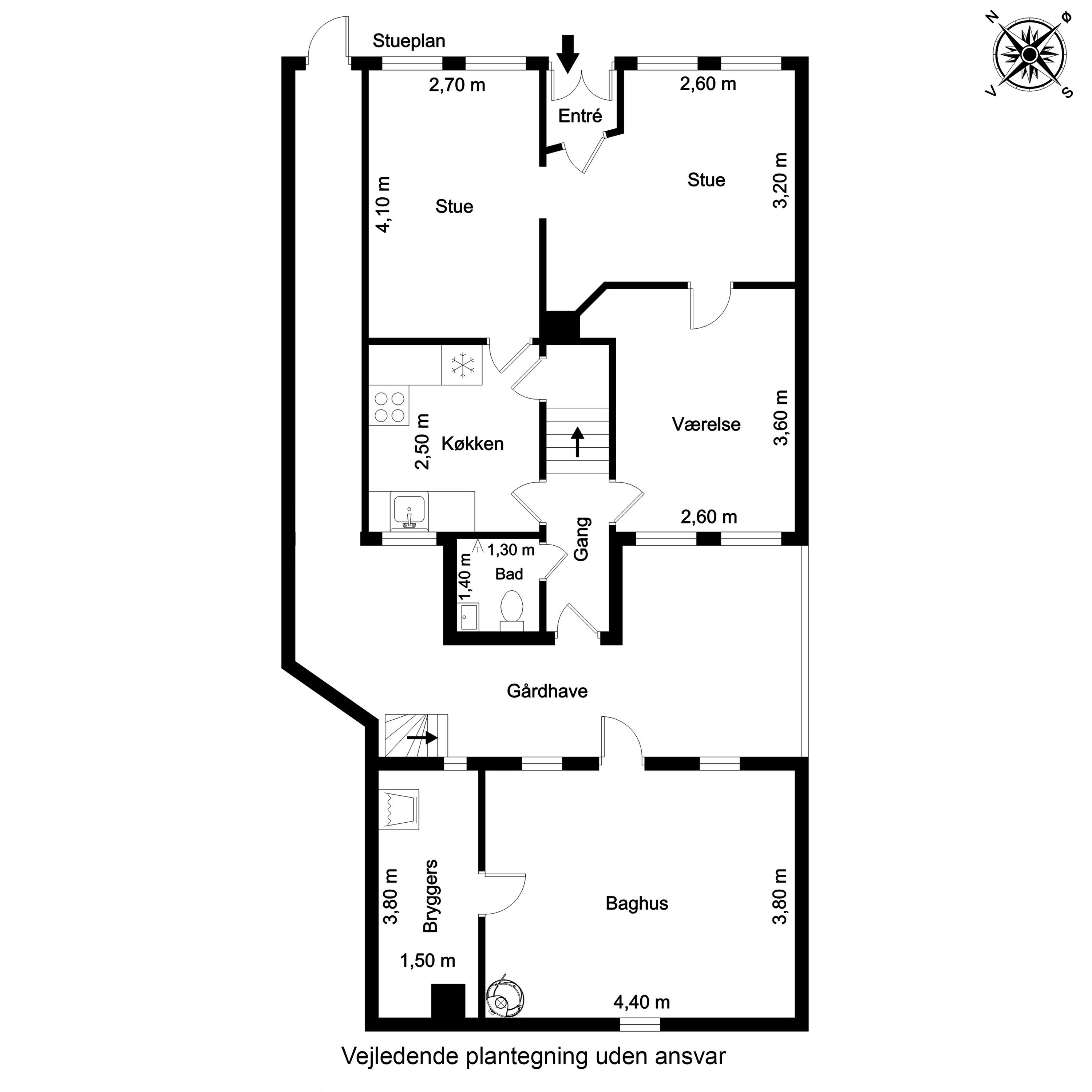 Plantegninger billede af Sidsel Bagers Gade 11, 5900 Rudkøbing