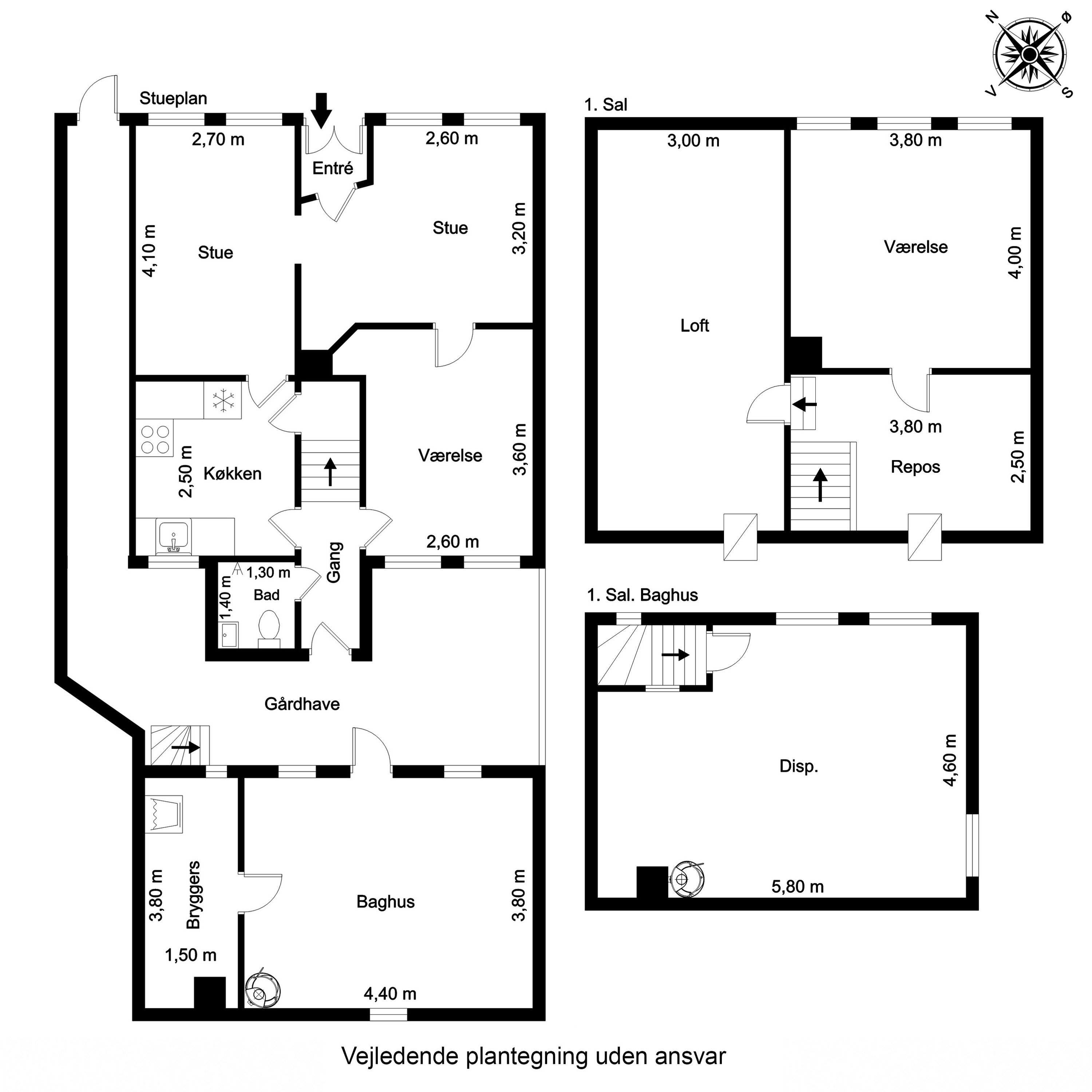 Plantegninger billede af Sidsel Bagers Gade 11, 5900 Rudkøbing