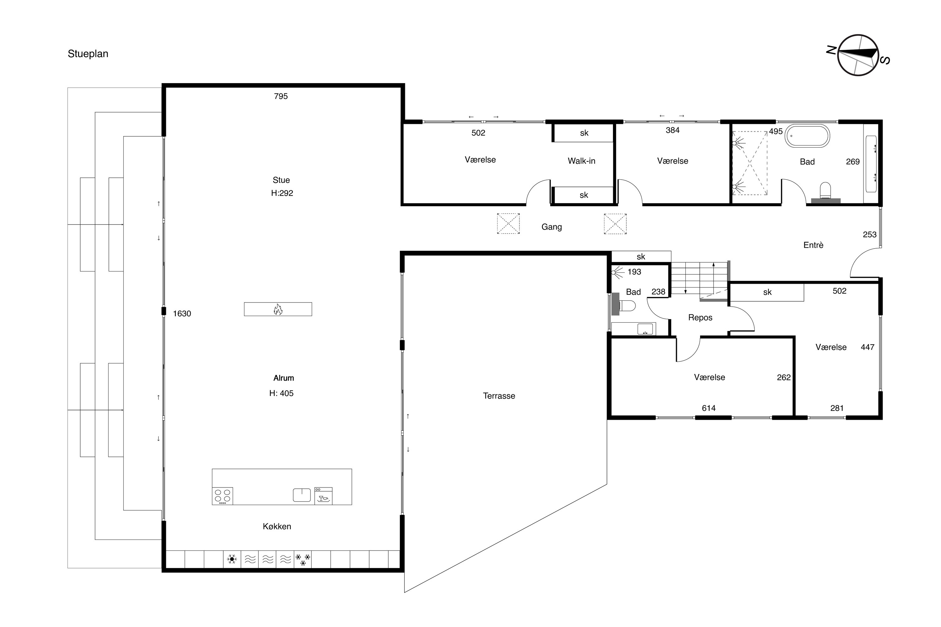 Plantegninger billede af Hjortekærbakken 30, 2800 Kongens Lyngby