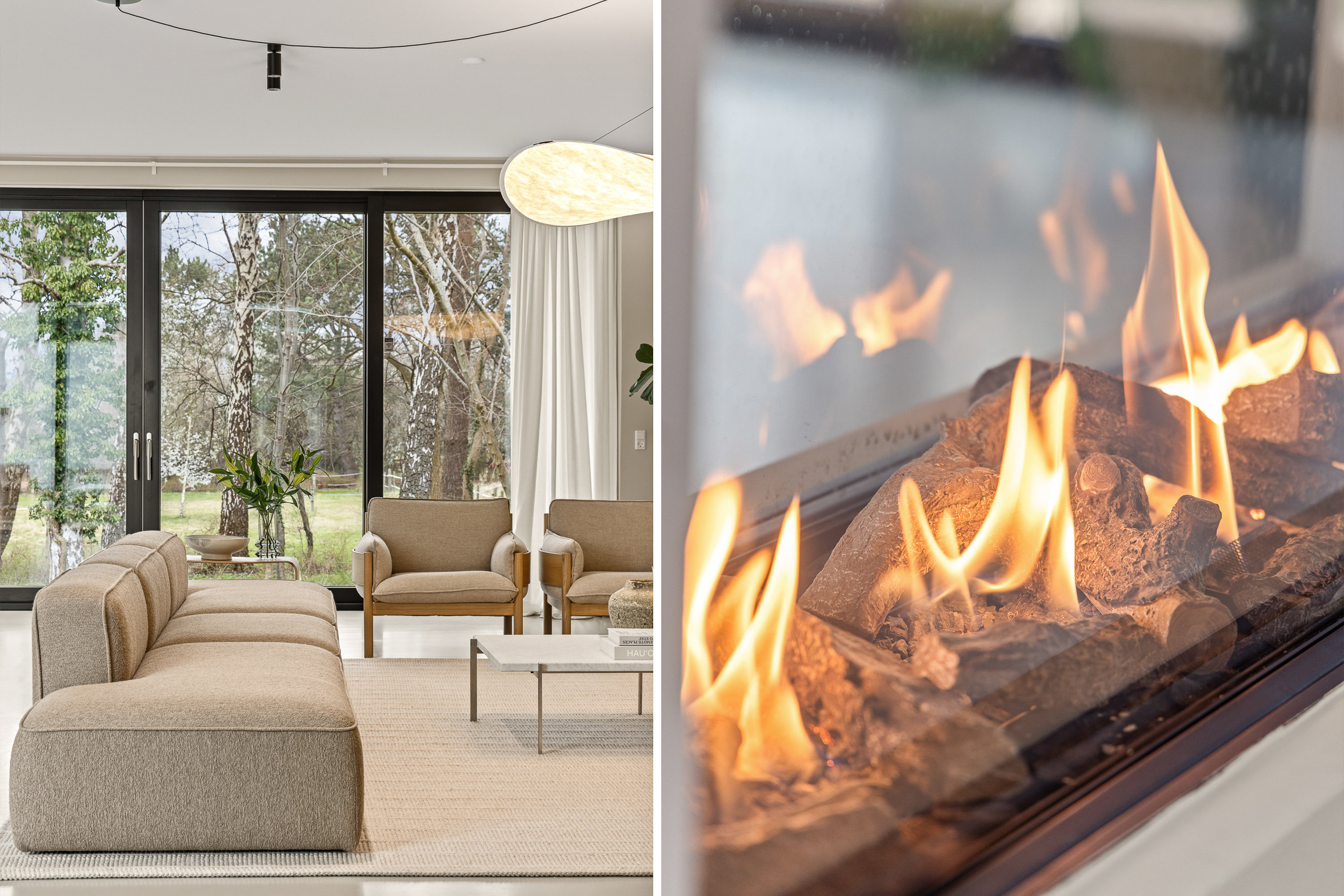 Fremhævet stue billede i fuldskærmstilstand. Billede af Hjortekærbakken 30, 2800 Kongens Lyngby