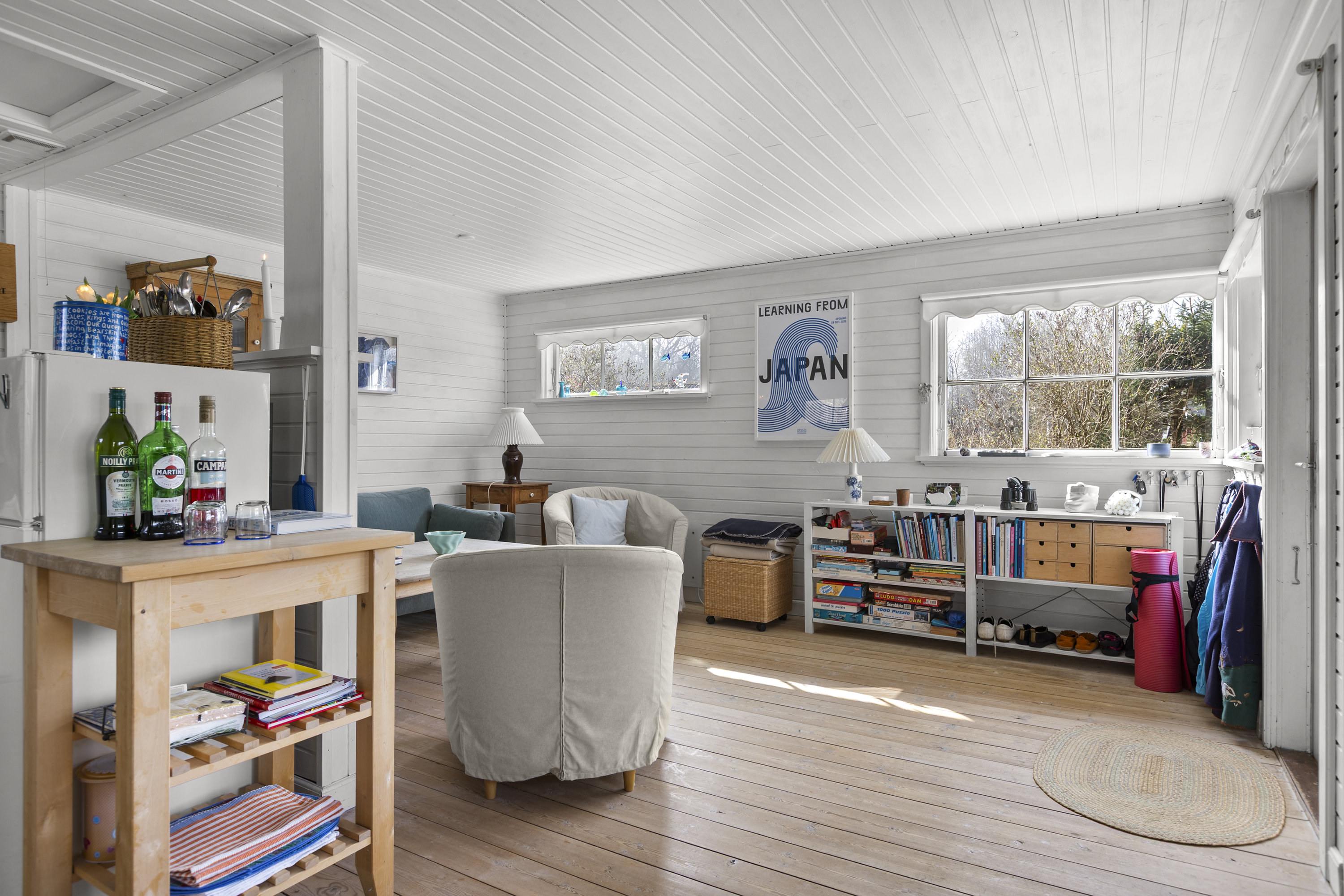 Fremhævet stue billede i fuldskærmstilstand. Billede af Lærkevej 13, Kobæk, 4230 Skælskør