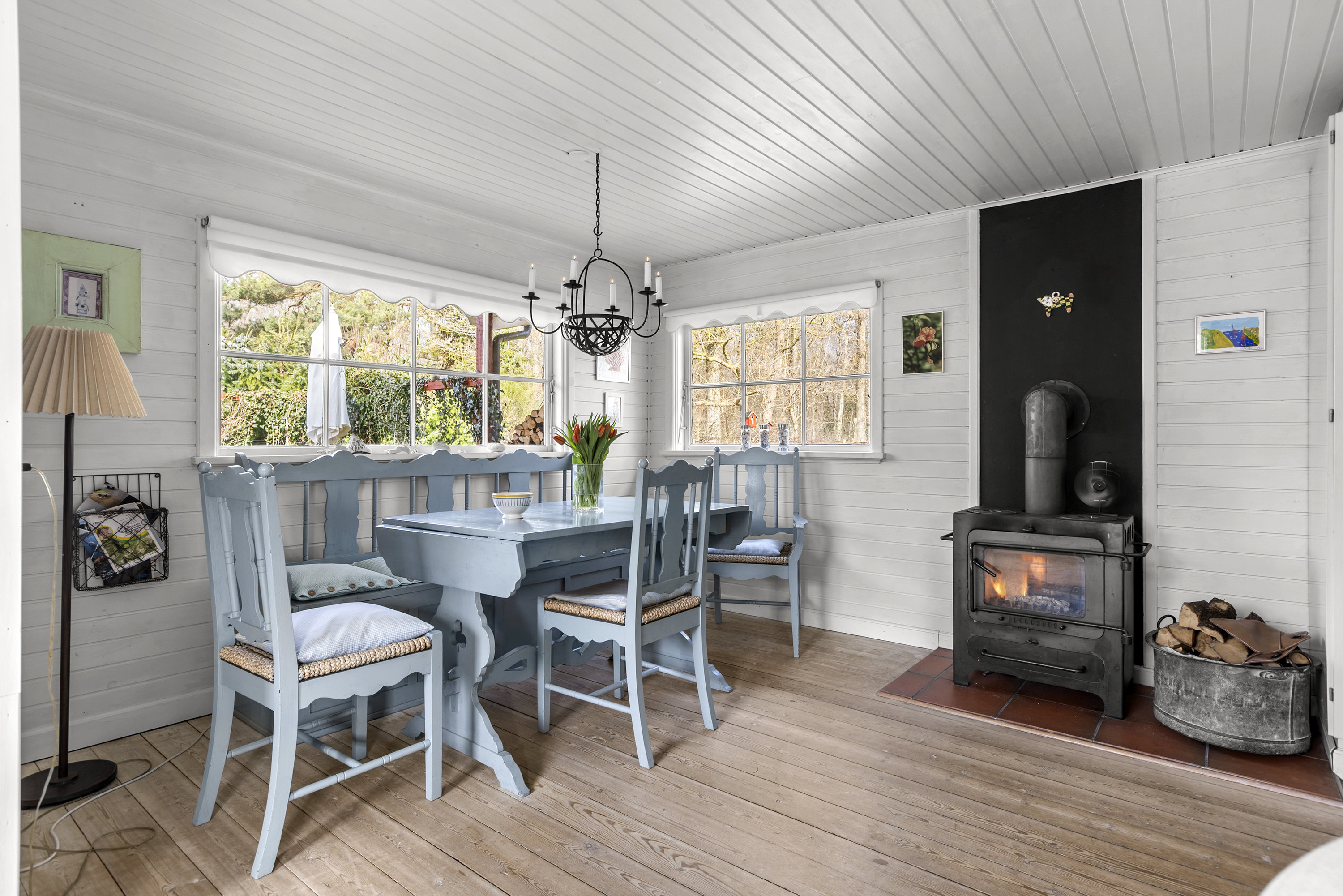 Fremhævet stue billede i fuldskærmstilstand. Billede af Lærkevej 13, Kobæk, 4230 Skælskør