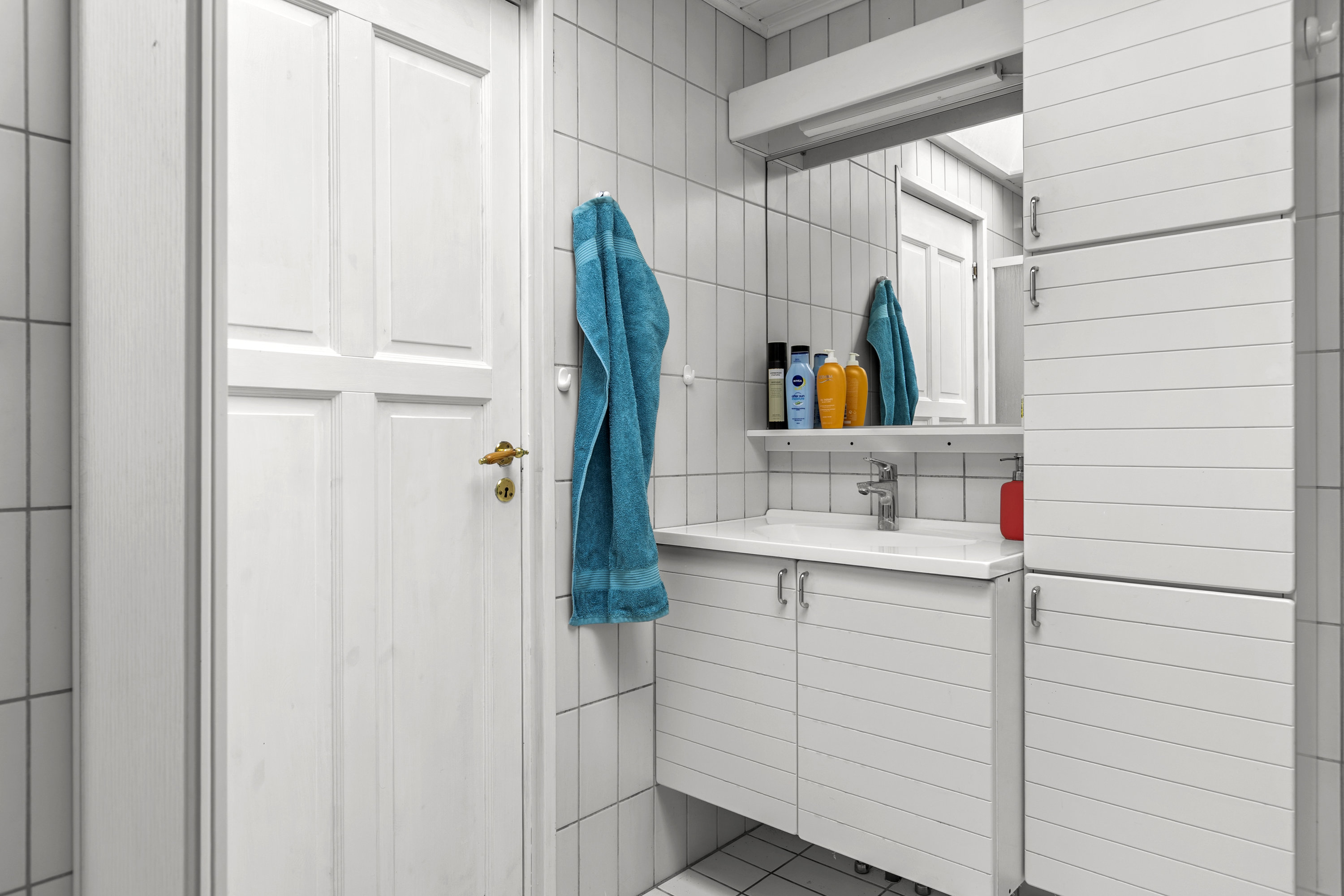 Fremhævet badeværelse billede i fuldskærmstilstand. Billede af Lærkevej 13, Kobæk, 4230 Skælskør