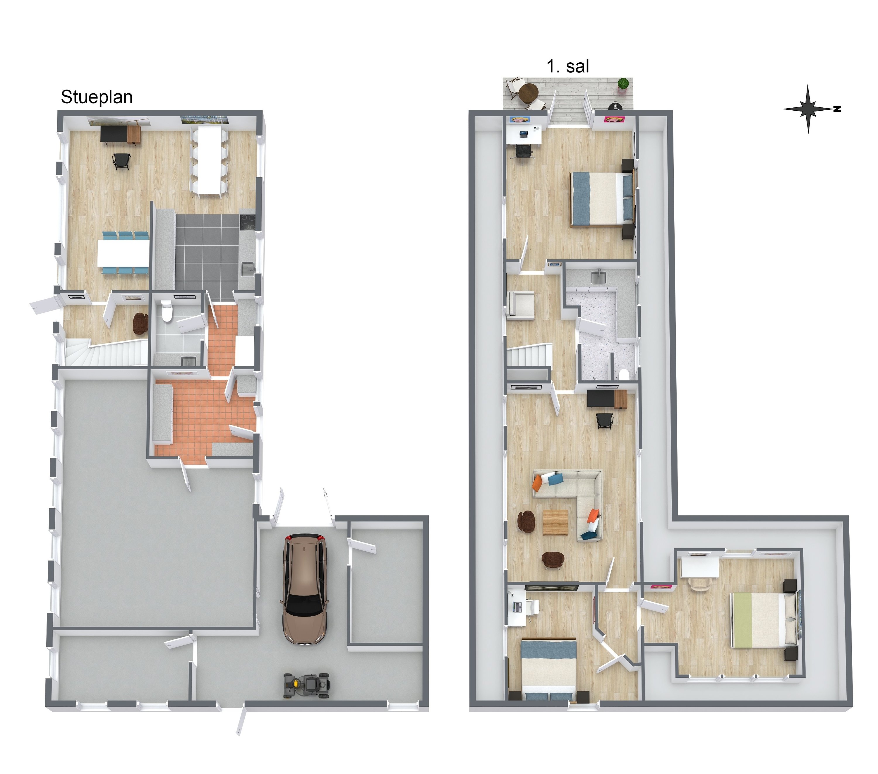 Plantegninger billede af Østerhedenvej 45, 9830 Tårs