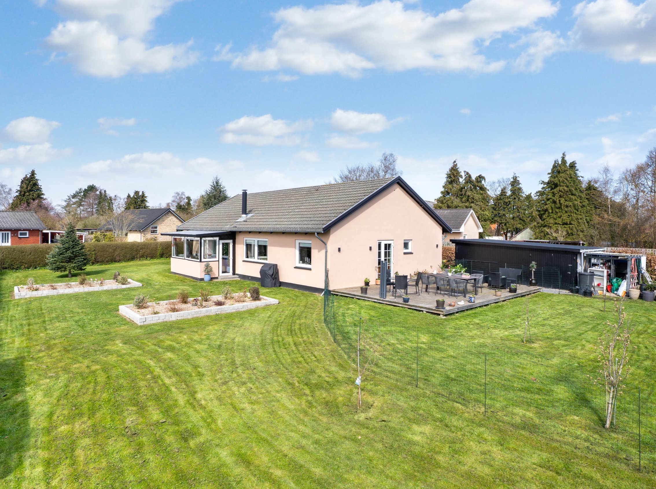 Villa: Mastefoto på Skovvej 37, 4840 Nørre Alslev