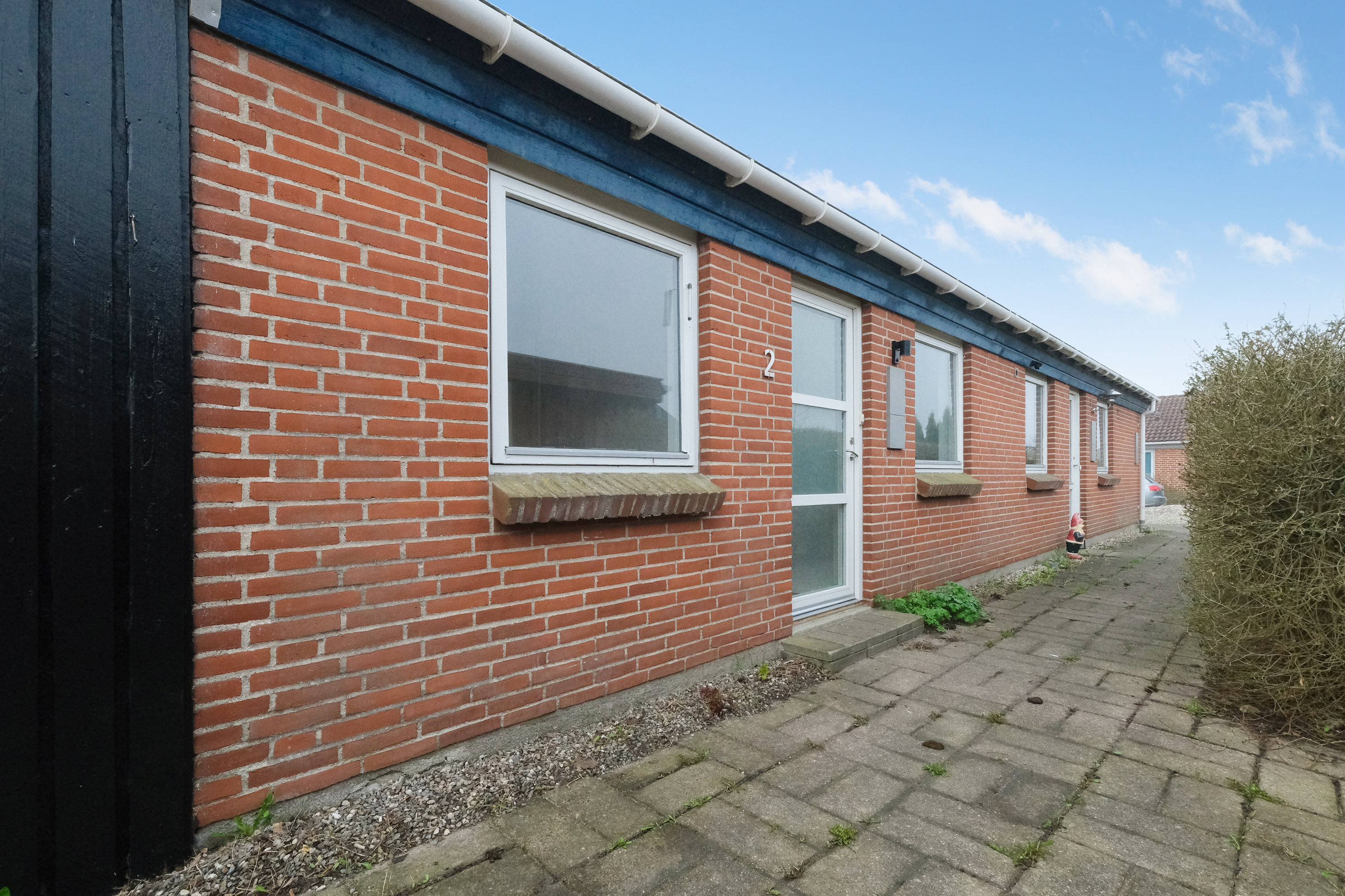 Rækkehus: Facade på Bellisvænget 2, Rosilde, 5800 Nyborg