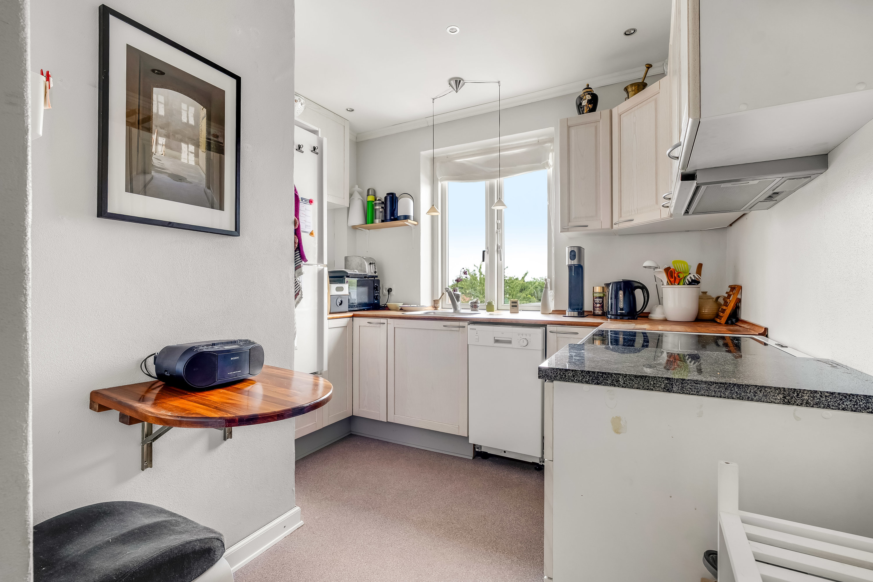 Fremhævet køkken billede i fuldskærmstilstand. Billede af Brickasvej 16, st.. th., 3400 Hillerød