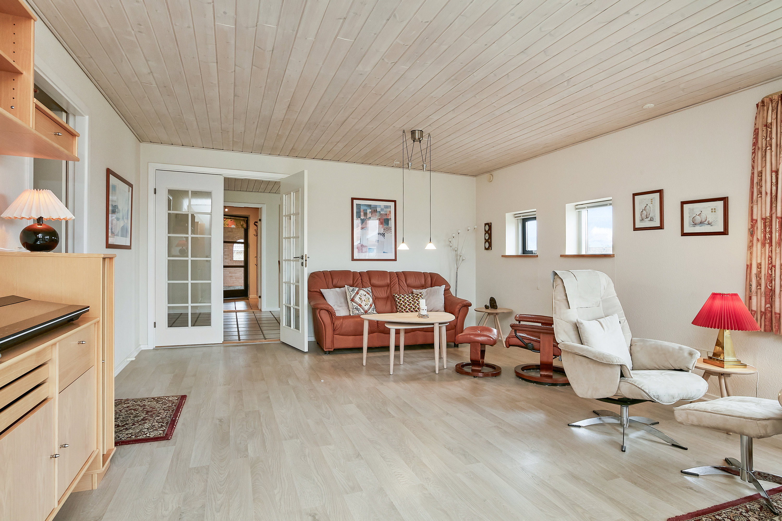 Fremhævet stue billede i fuldskærmstilstand. Billede af Tonrå 46, 8751 Gedved