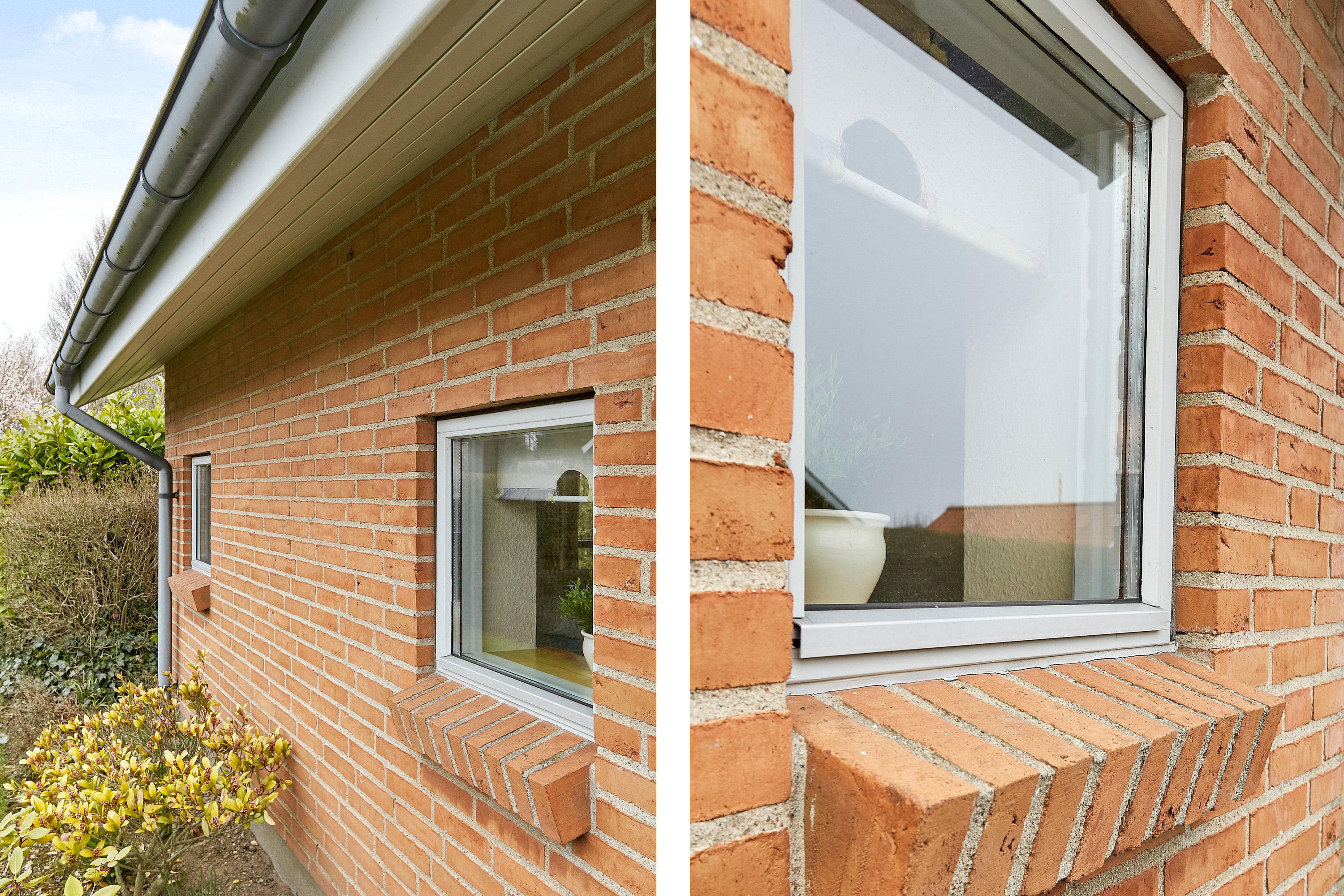 Fremhævet detaljer - facade billede i fuldskærmstilstand. Billede af Tonrå 46, 8751 Gedved