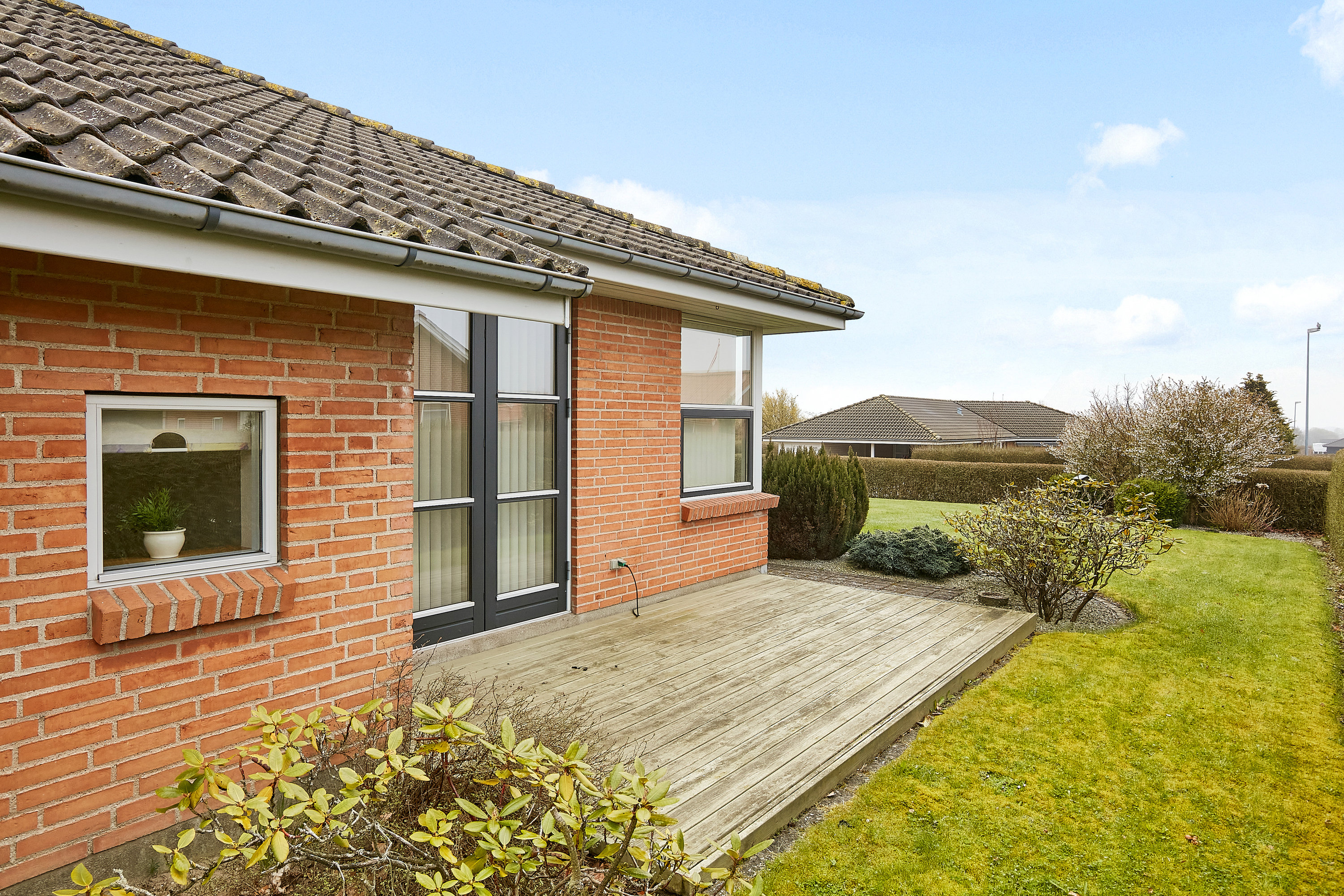 Fremhævet terrasse billede i fuldskærmstilstand. Billede af Tonrå 46, 8751 Gedved