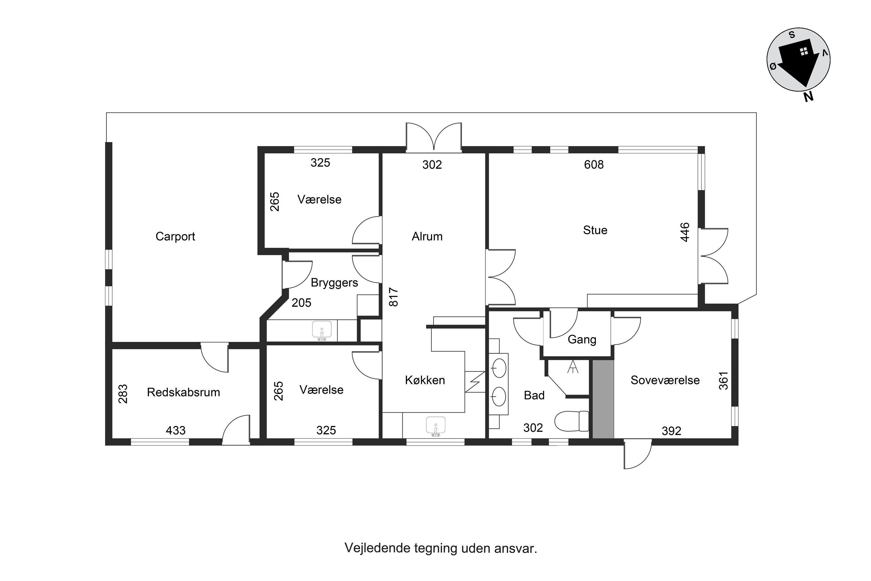 Plantegninger billede af Tonrå 46, 8751 Gedved