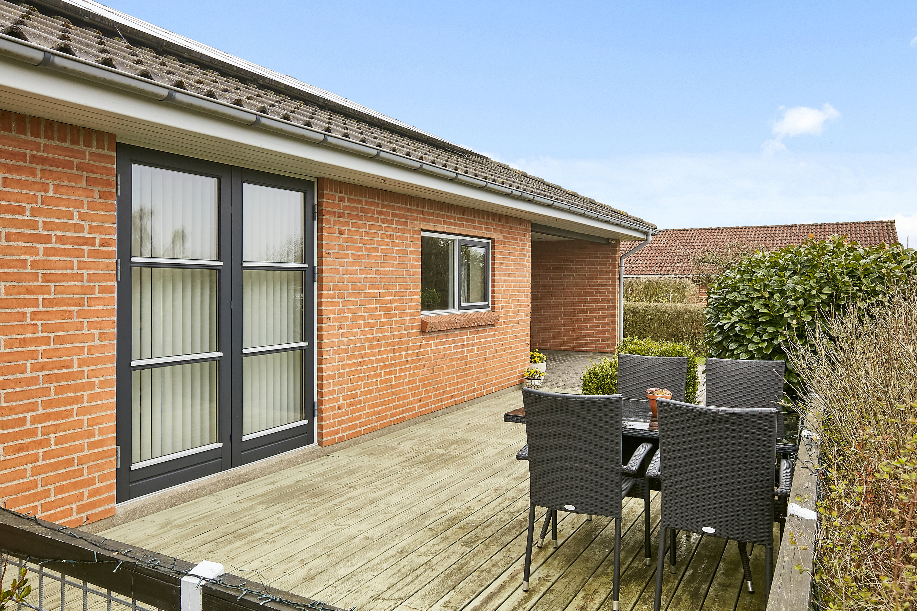 Fremhævet terrasse billede i fuldskærmstilstand. Billede af Tonrå 46, 8751 Gedved