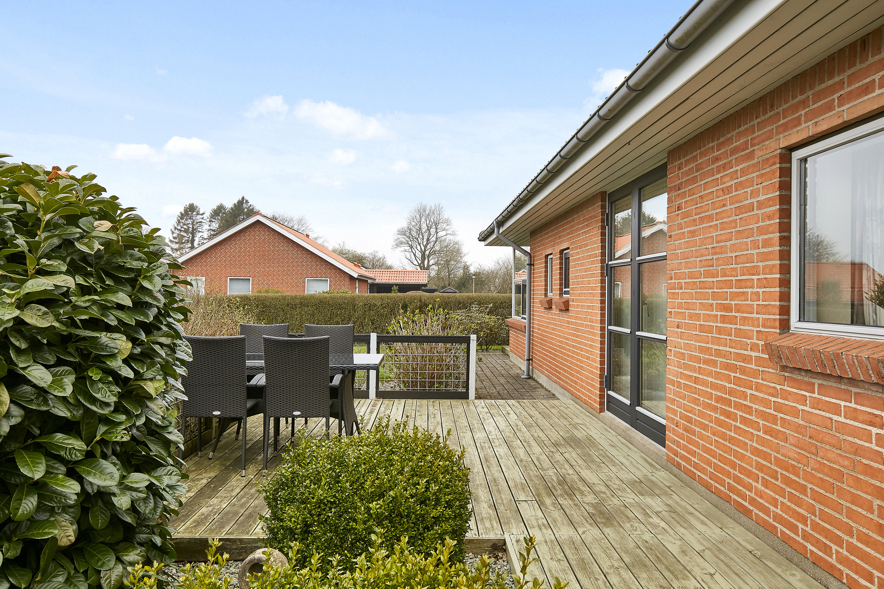 Fremhævet terrasse billede i fuldskærmstilstand. Billede af Tonrå 46, 8751 Gedved