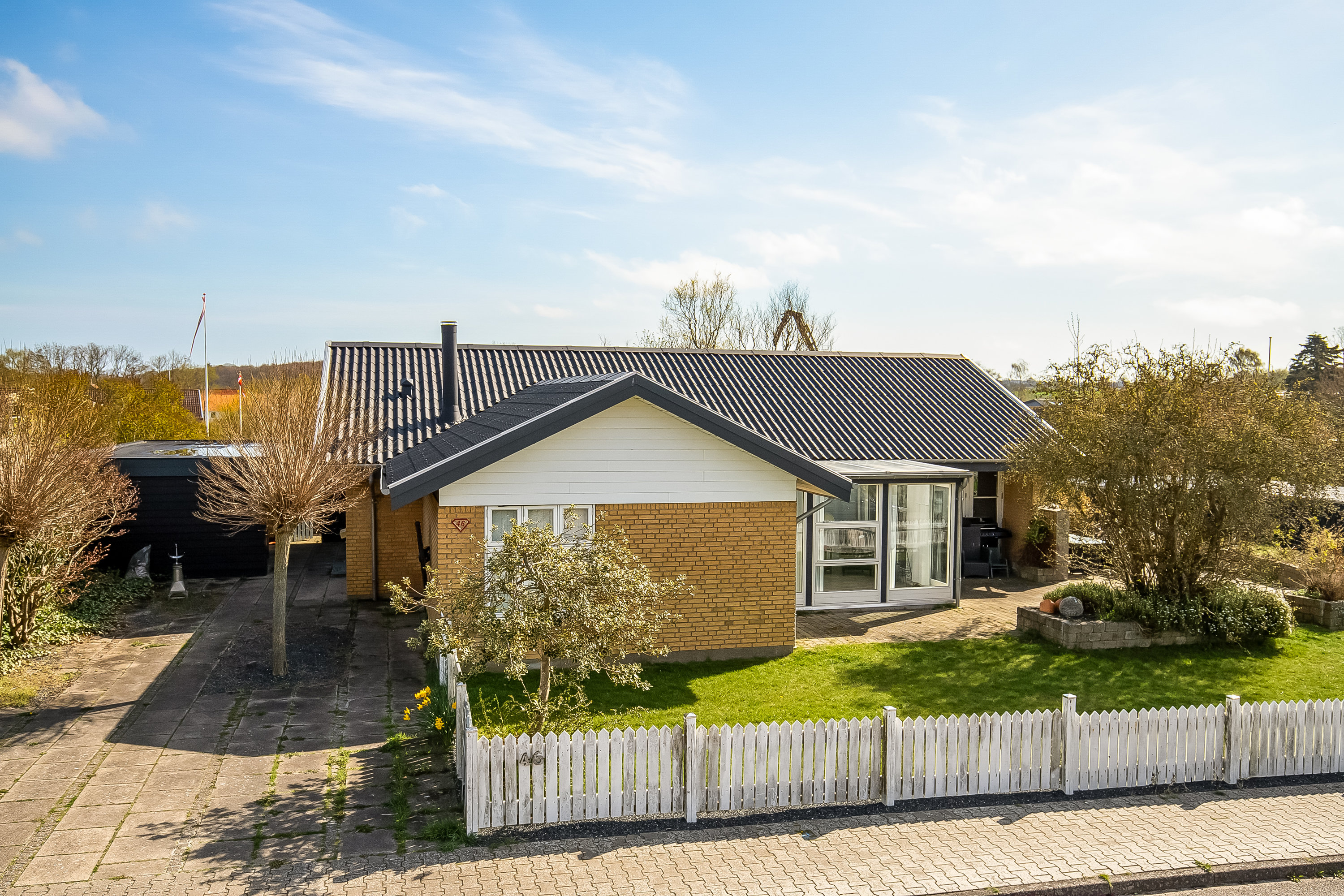 Villa: Mastefoto på Forsythiavej 46, Egeskov, 7000 Fredericia