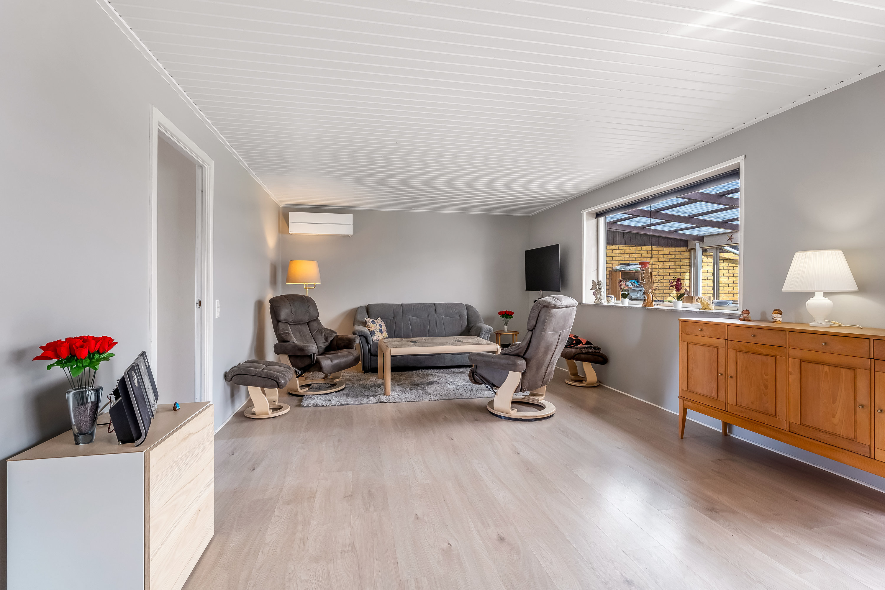 Fremhævet stue billede i fuldskærmstilstand. Billede af Skolebanken 7, 4874 Gedser