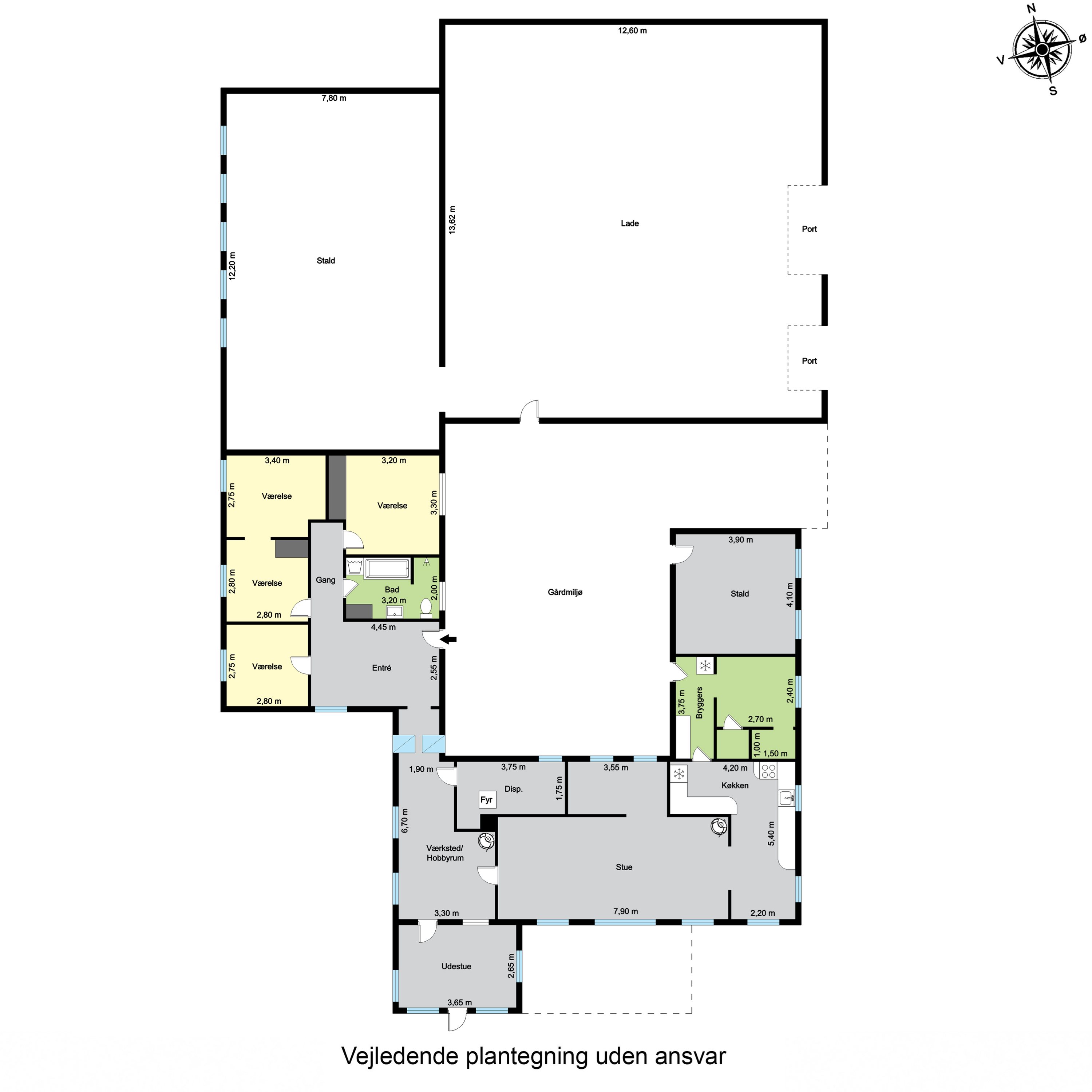 Plantegninger billede af Holstebrovej 71, Hee, 6950 Ringkøbing