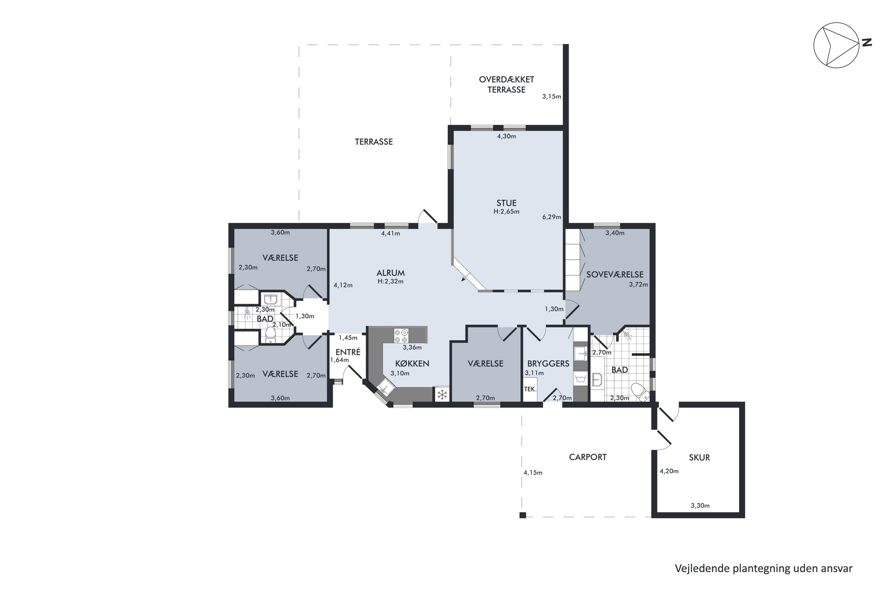 Plantegninger billede af Lilleskoven 28, 8722 Hedensted