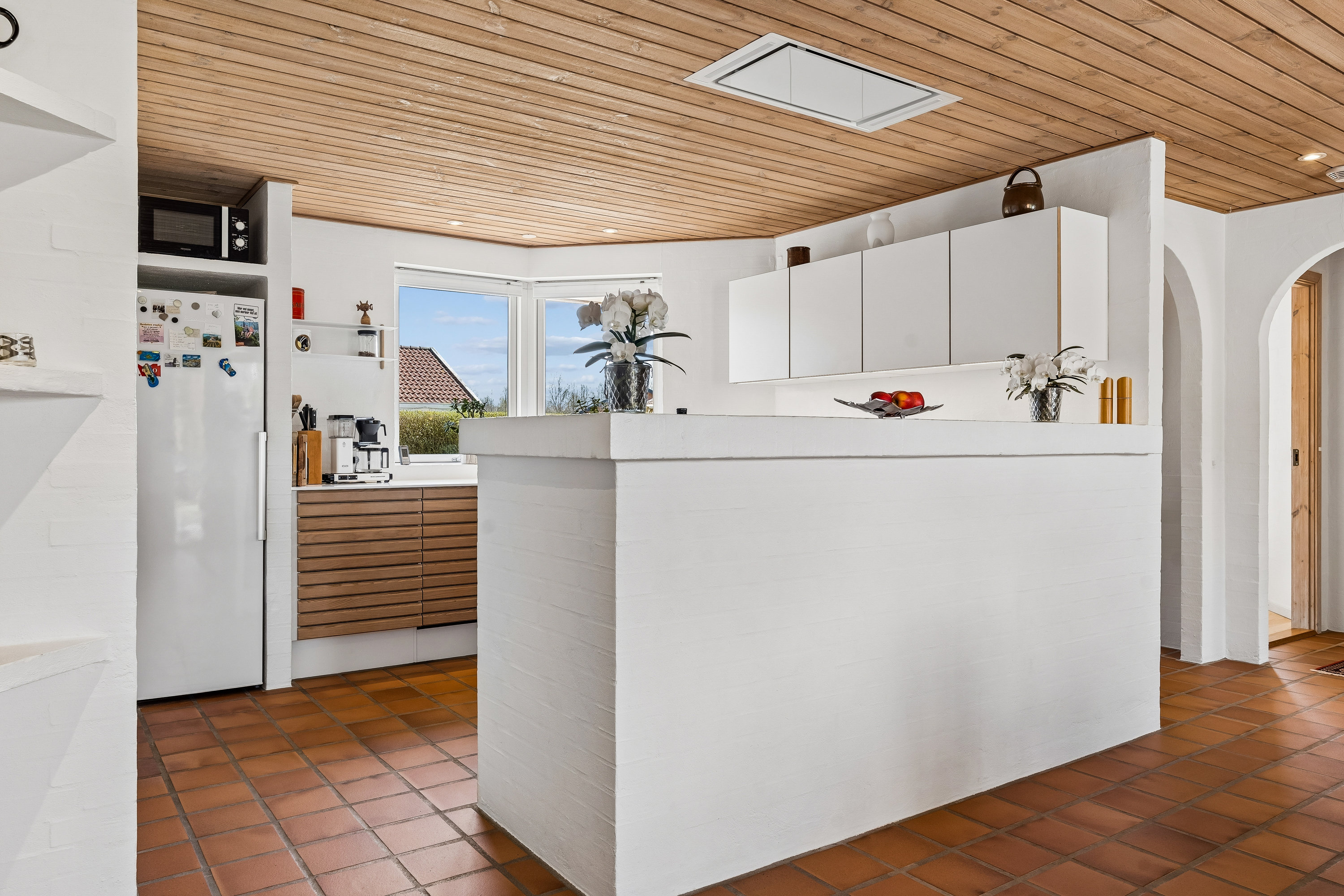 Fremhævet køkken billede i fuldskærmstilstand. Billede af Lilleskoven 28, 8722 Hedensted