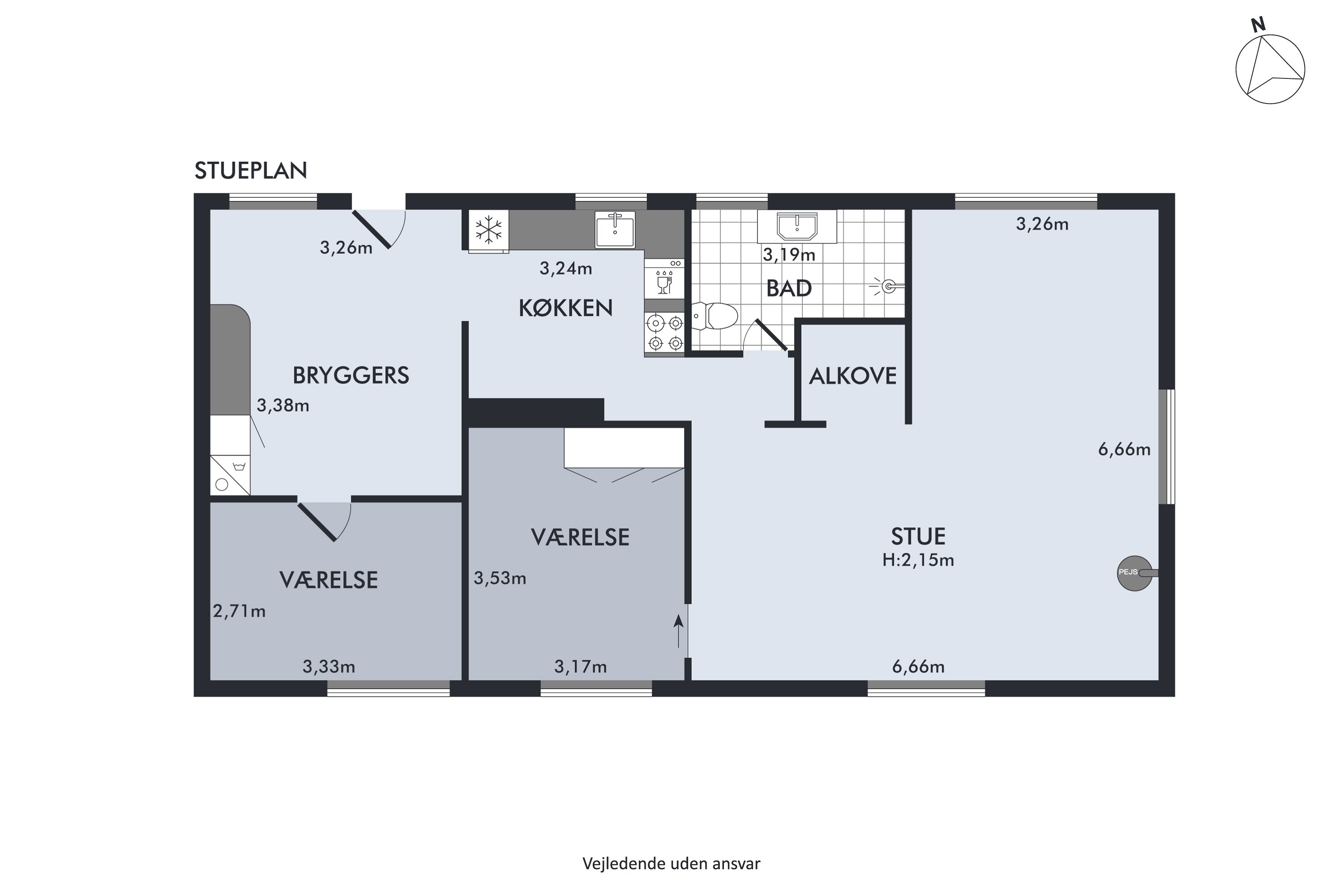 Plantegninger billede af Kegnæs Færge 5, Kegnæs, 6470 Sydals