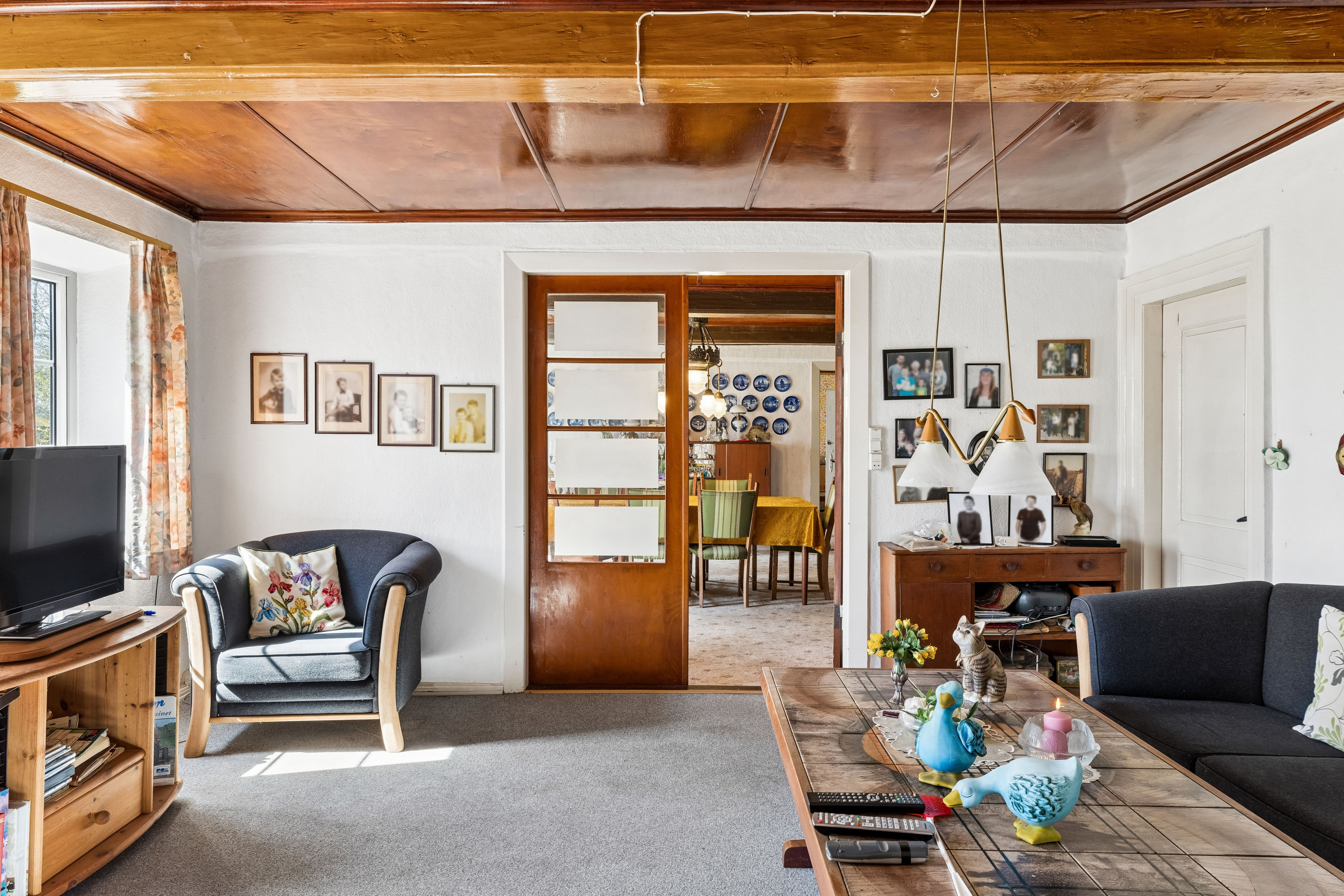 Fremhævet stue billede i fuldskærmstilstand. Billede af Engmosen 6, Lysabild, 6470 Sydals