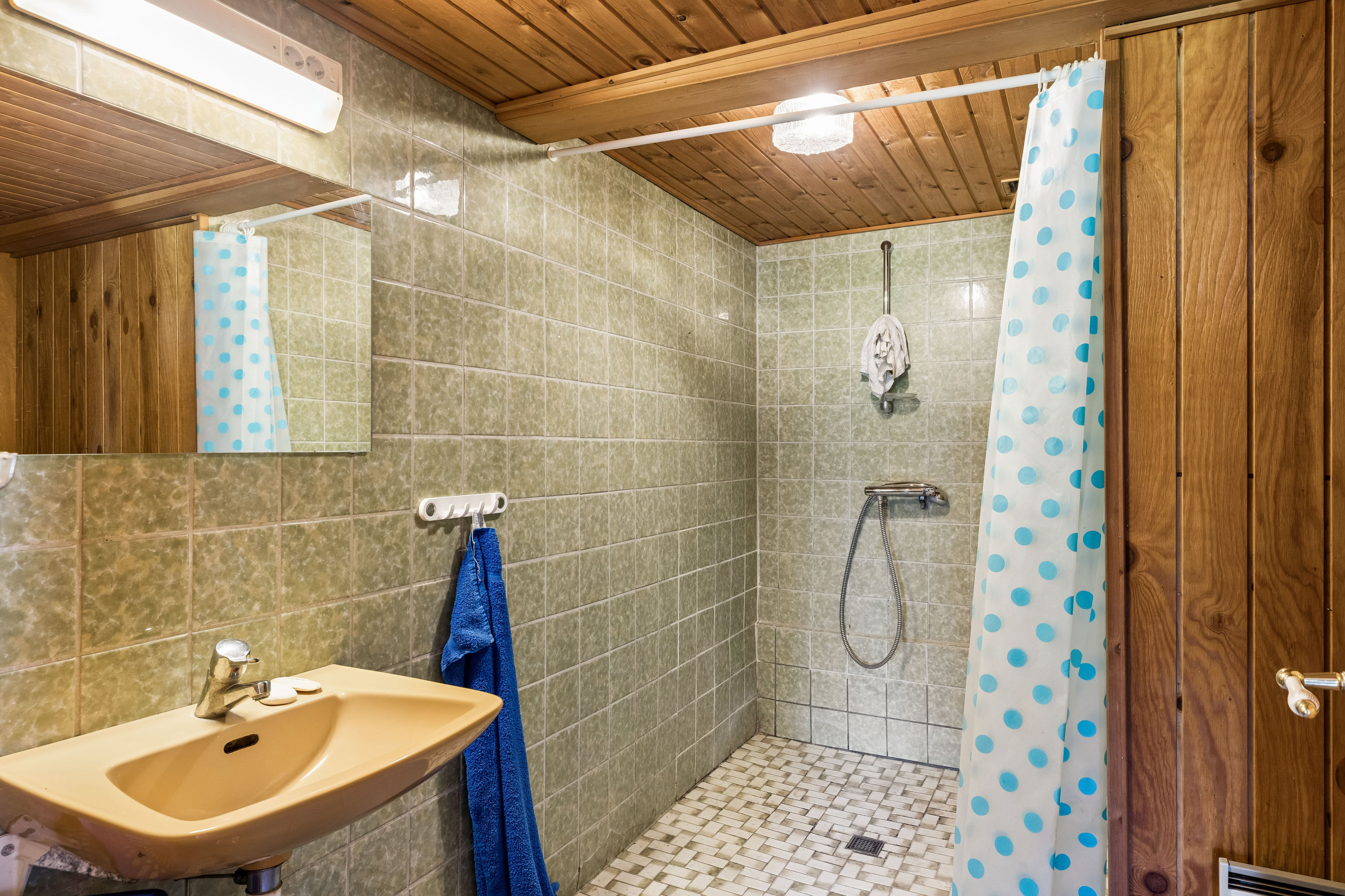 Fremhævet badeværelse billede i fuldskærmstilstand. Billede af Engmosen 6, Lysabild, 6470 Sydals