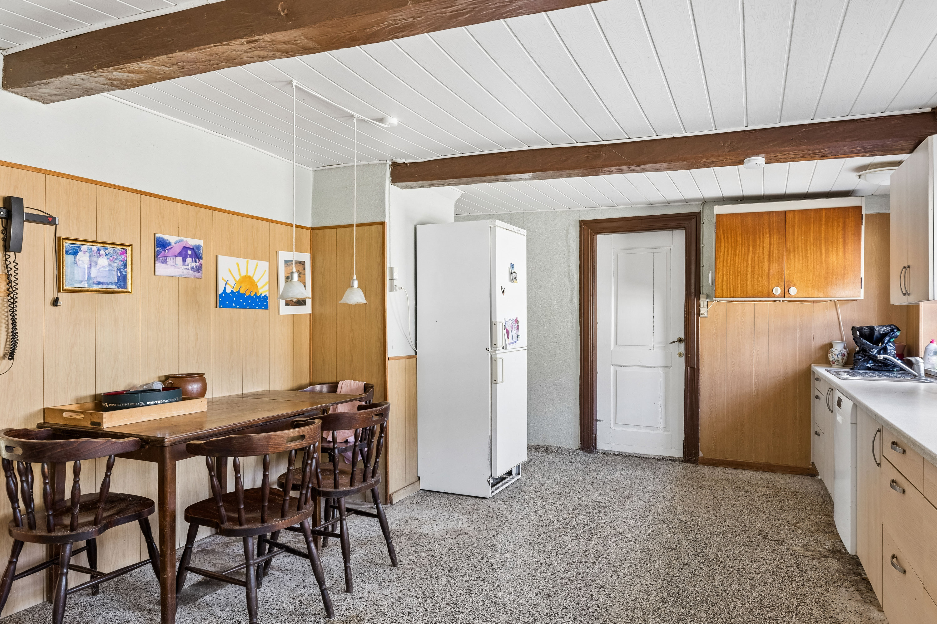 Fremhævet køkken billede i fuldskærmstilstand. Billede af Engmosen 6, Lysabild, 6470 Sydals