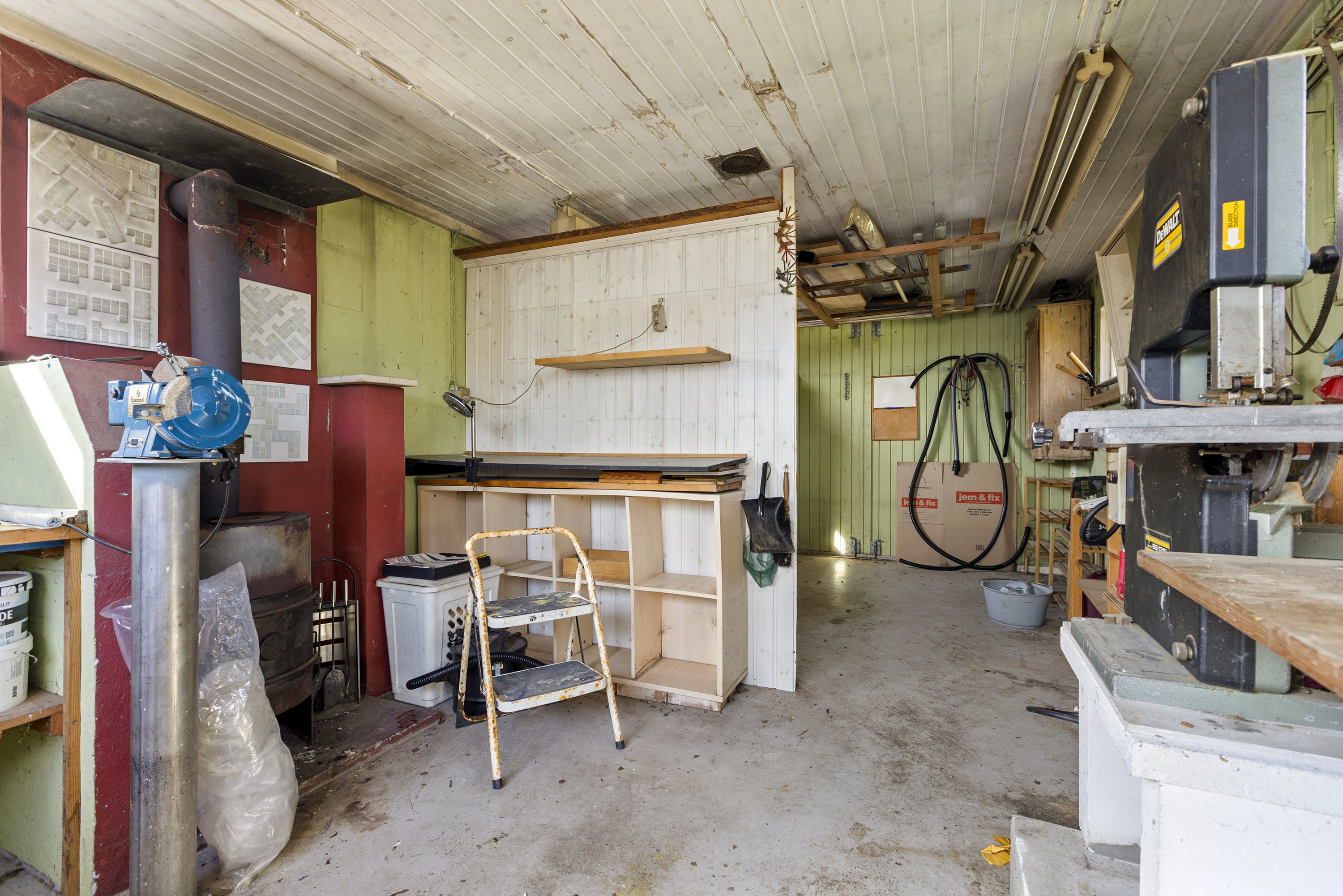 Fremhævet garage billede i fuldskærmstilstand. Billede af Holbækvej 138C, Haraldsted, 4100 Ringsted