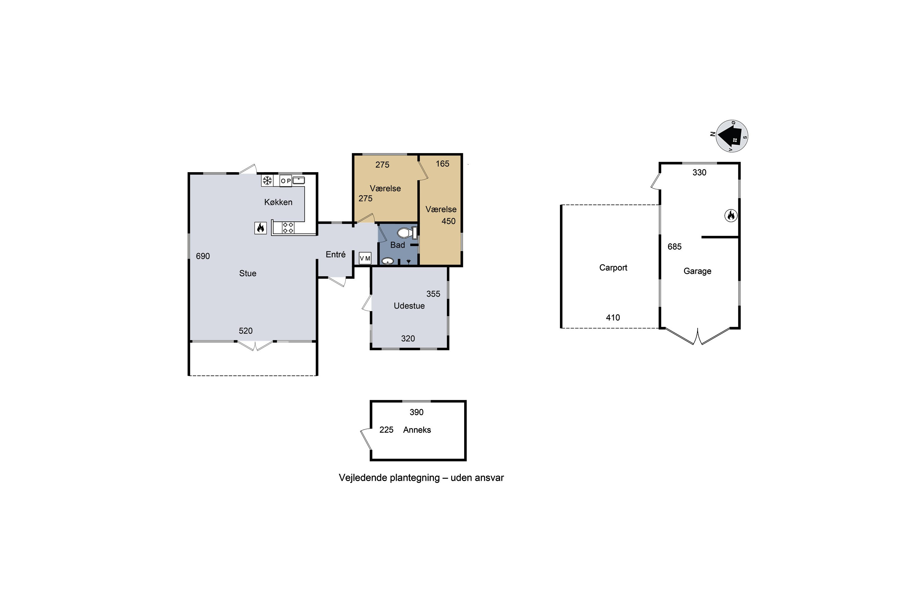 Plantegninger billede af Holbækvej 138C, Haraldsted, 4100 Ringsted