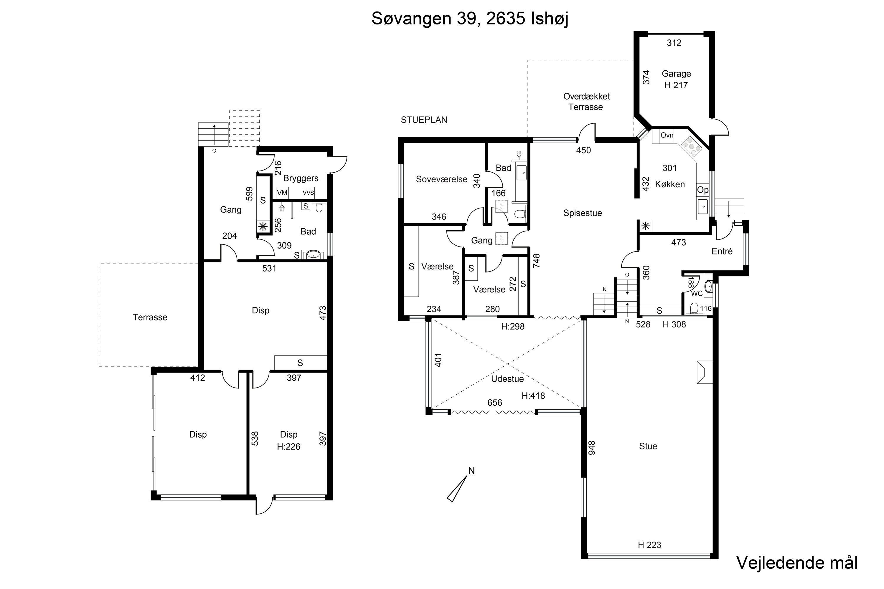 Plantegninger billede af Søvangen 39, 2635 Ishøj