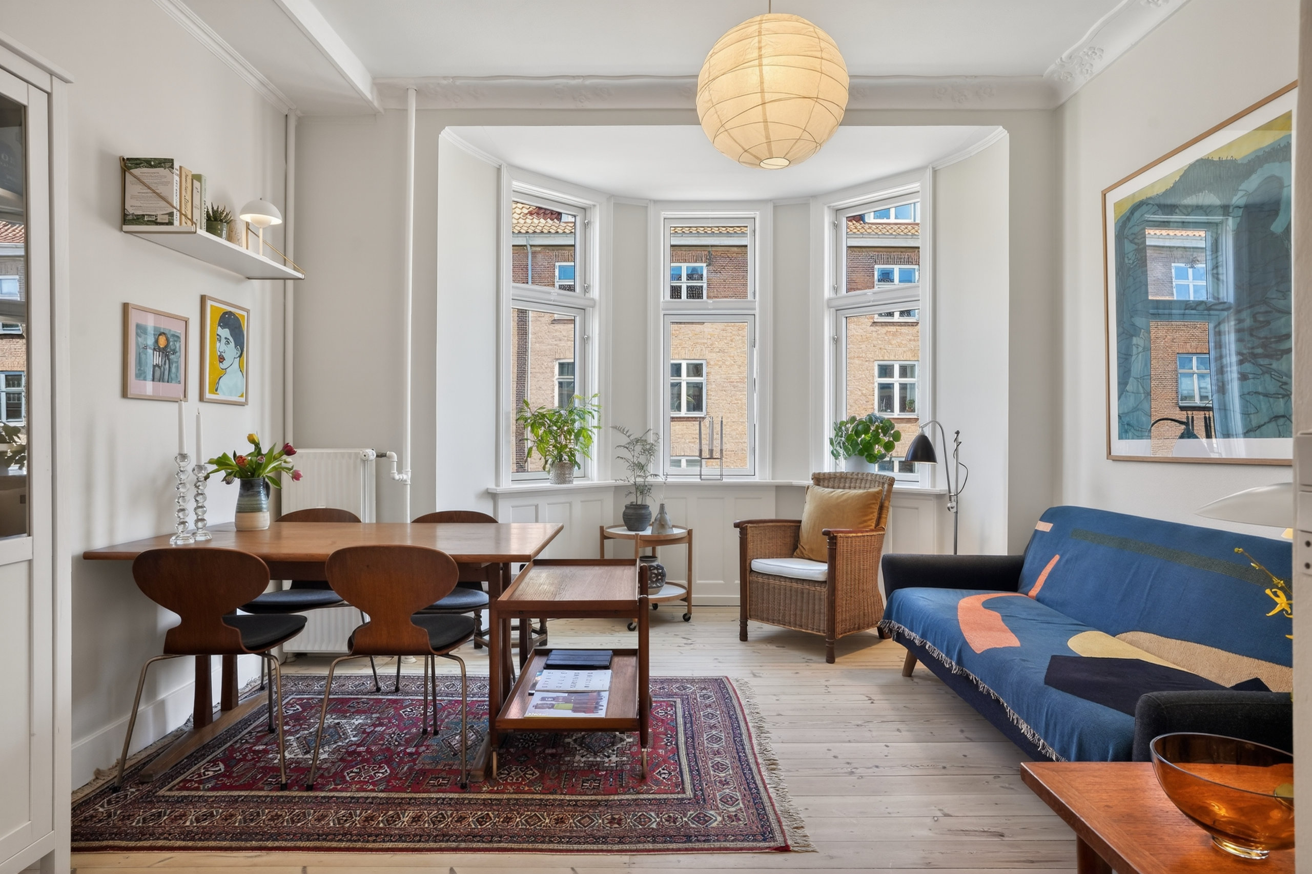 Fremhævet stue billede i fuldskærmstilstand. Billede af Trekronergade 2, 3. th., 2500 Valby