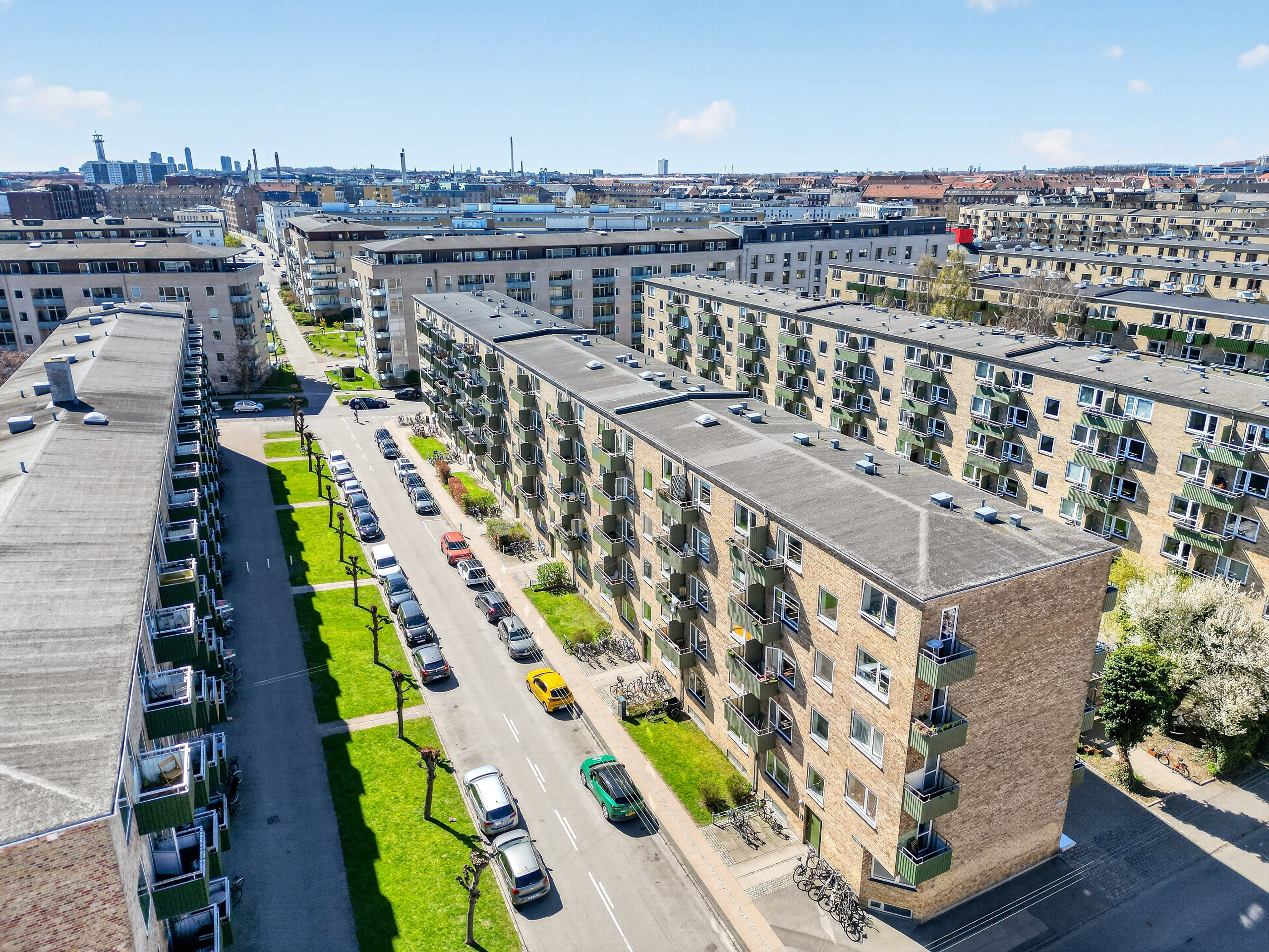 Fremhævet luftfoto billede i fuldskærmstilstand. Billede af Frimestervej 11, 1. tv., 2400 København NV