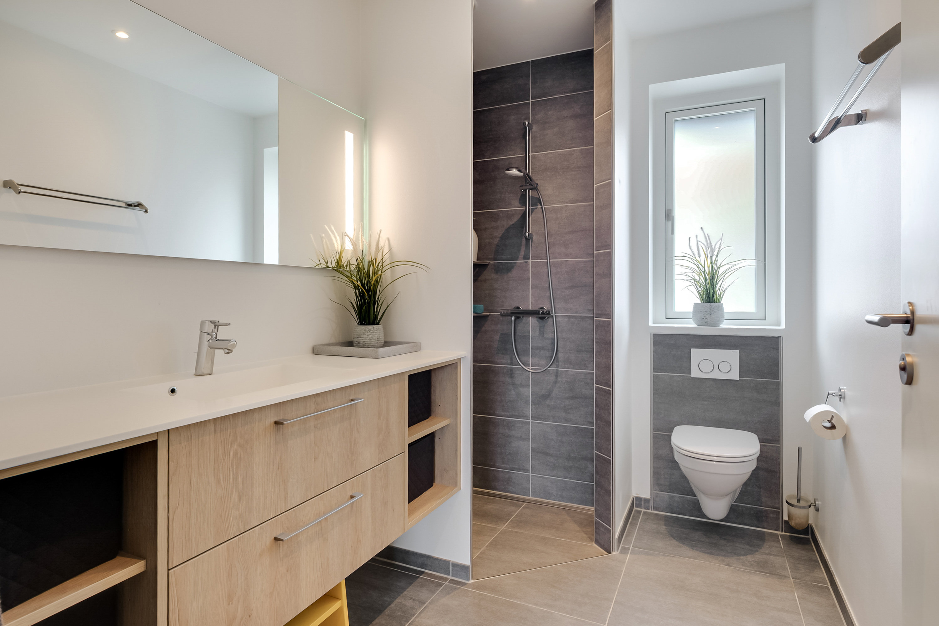 Fremhævet badeværelse billede i fuldskærmstilstand. Billede af Hustomten 21, 5800 Nyborg