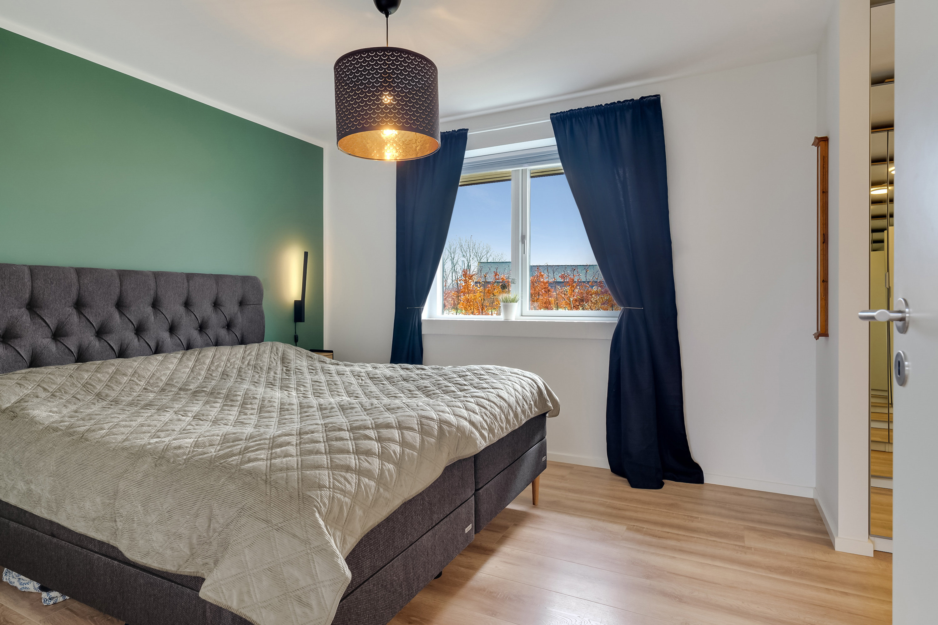 Fremhævet soveværelse billede i fuldskærmstilstand. Billede af Hustomten 21, 5800 Nyborg