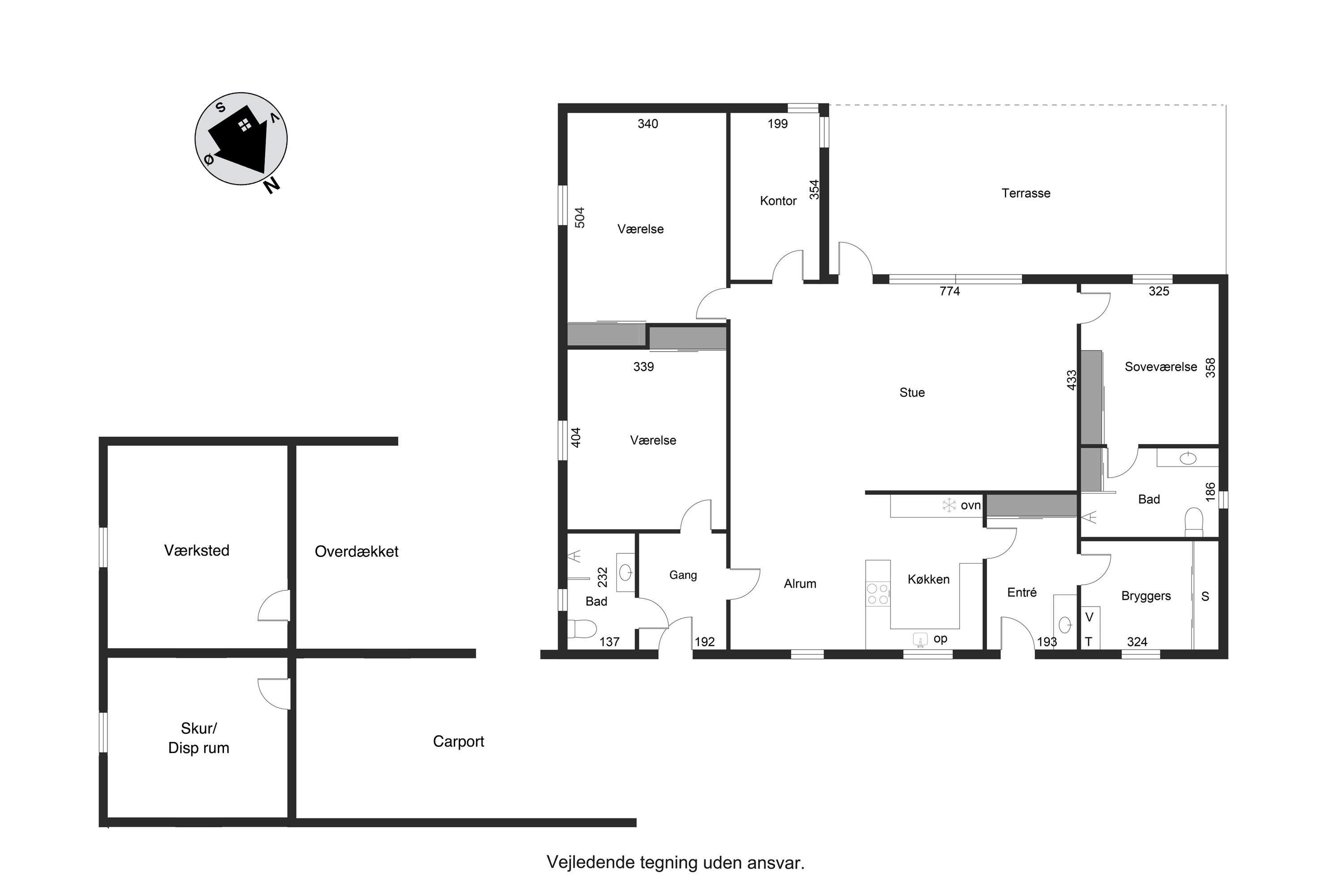 Plantegninger billede af Bytoften 9, Tyrsted, 8700 Horsens
