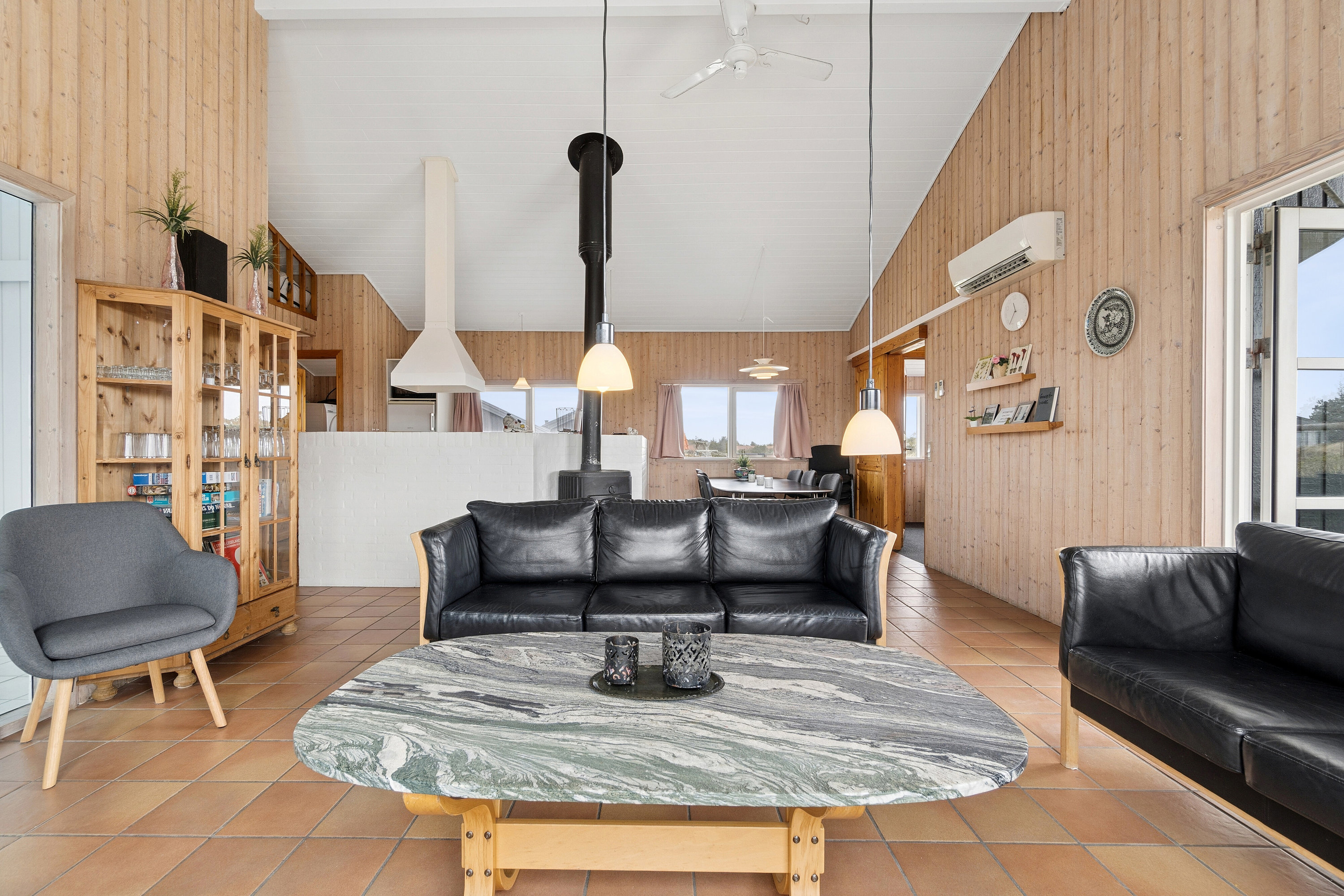 Fremhævet stue billede i fuldskærmstilstand. Billede af Klitstien 33, Klitmøller, 7700 Thisted