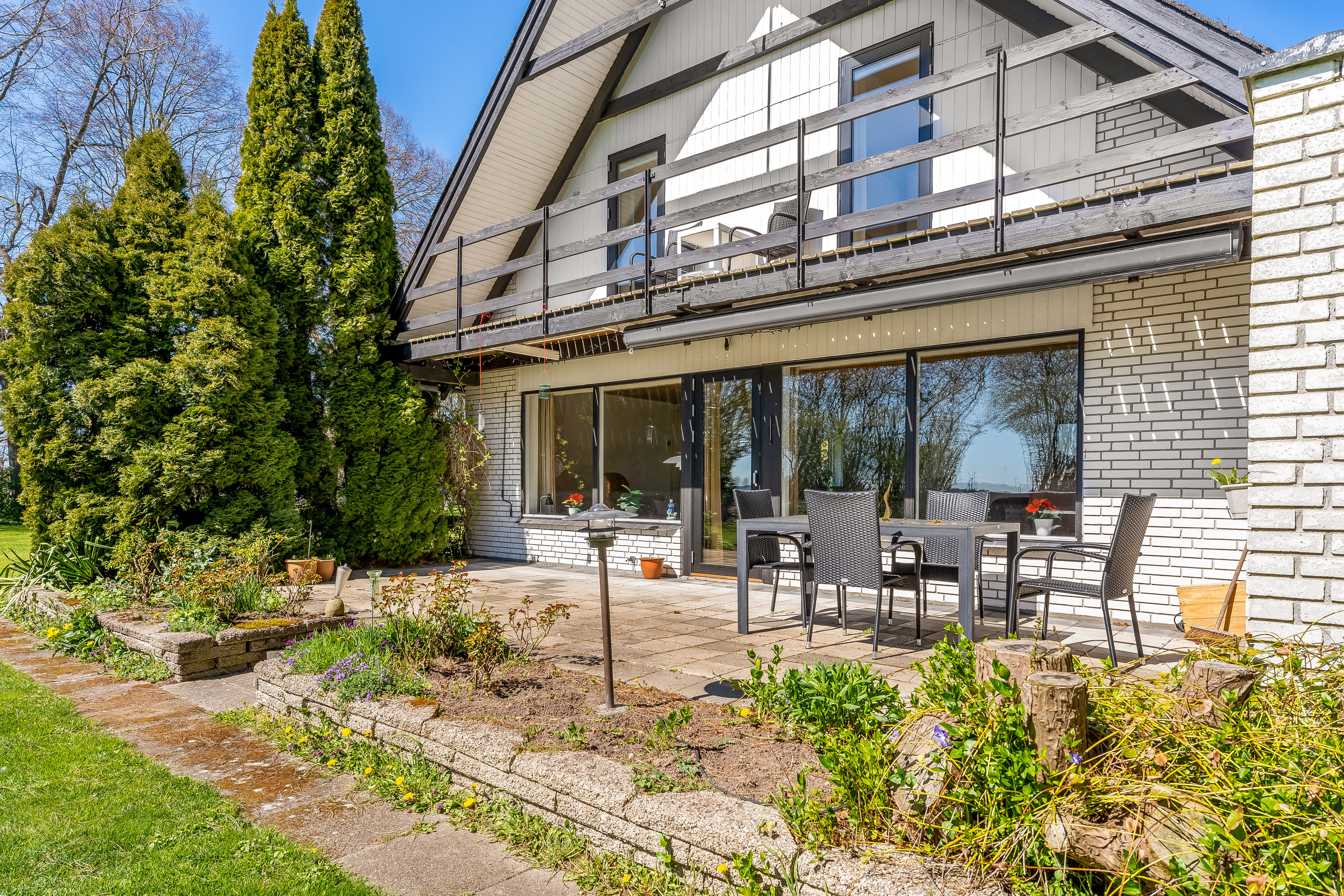 Fremhævet terrasse billede i fuldskærmstilstand. Billede af Nøbbøllevej 14, 4920 Søllested